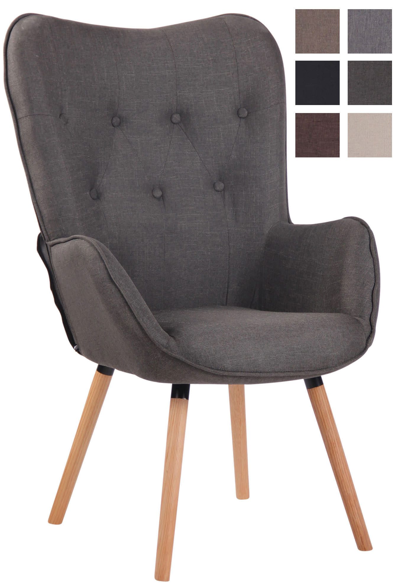 CLP Loungesessel Ashford Stoff, mit Eichenholzgestell. Reduzierter Preis € 99,90. Unverbindliche Preisempfehlung € 246,90