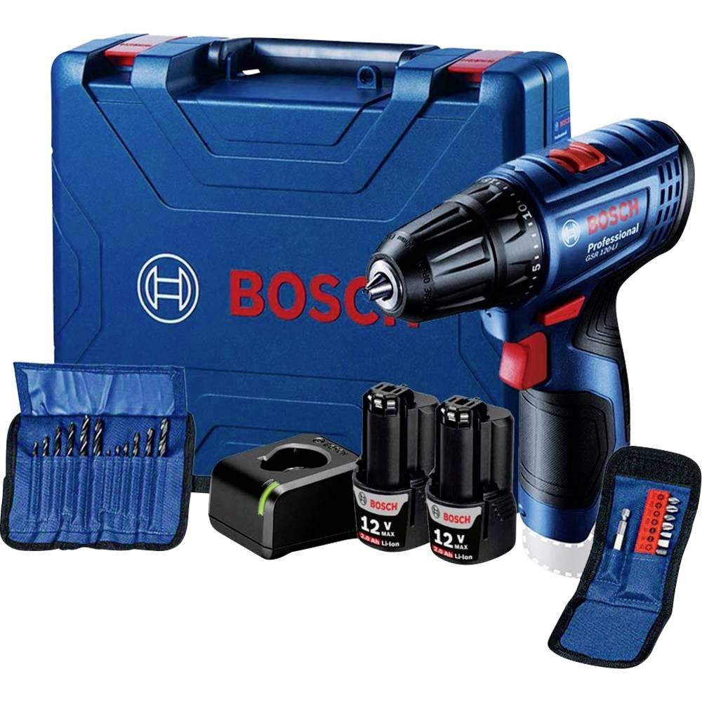 Bosch Professional Akku-Schrauber Akku-Bohrschrauber 12 V Set 06019G8002