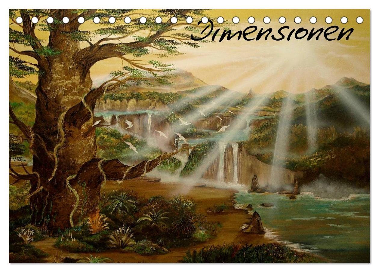 CALVENDO Wandkalender Dimensionen (Tischkalender 2026 DIN A5 quer), CALVENDO Monatskalender