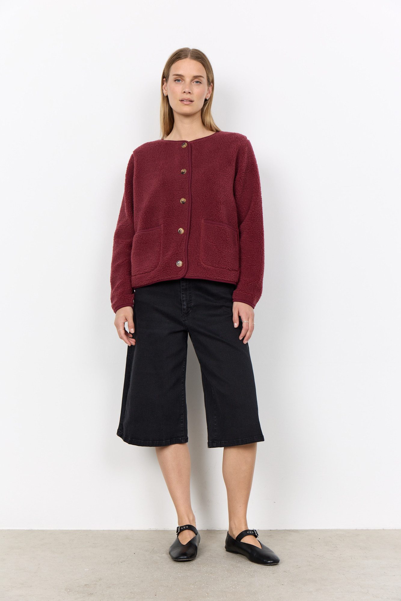 soyaconcept Strickjacke SC-ONYX 2 4985 4985 OXBLOOD RE – Bild 4 von 5