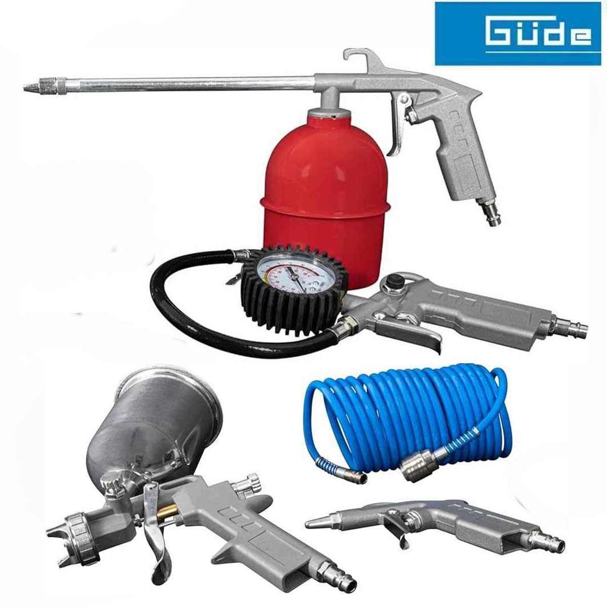 Güde Druckluftgeräte-Set Druckluft Set 5-tlg. Kompressoren günstig online kaufen