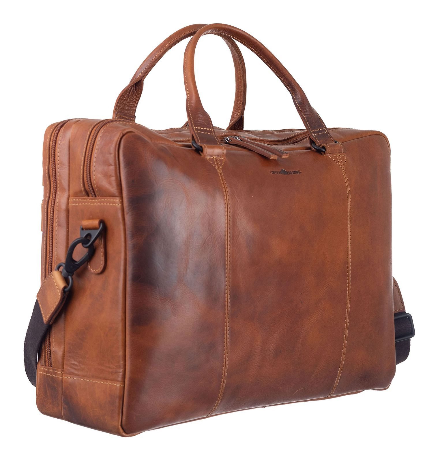 Greenburry Businesstasche Business Bag, aus echtem Rindsleder