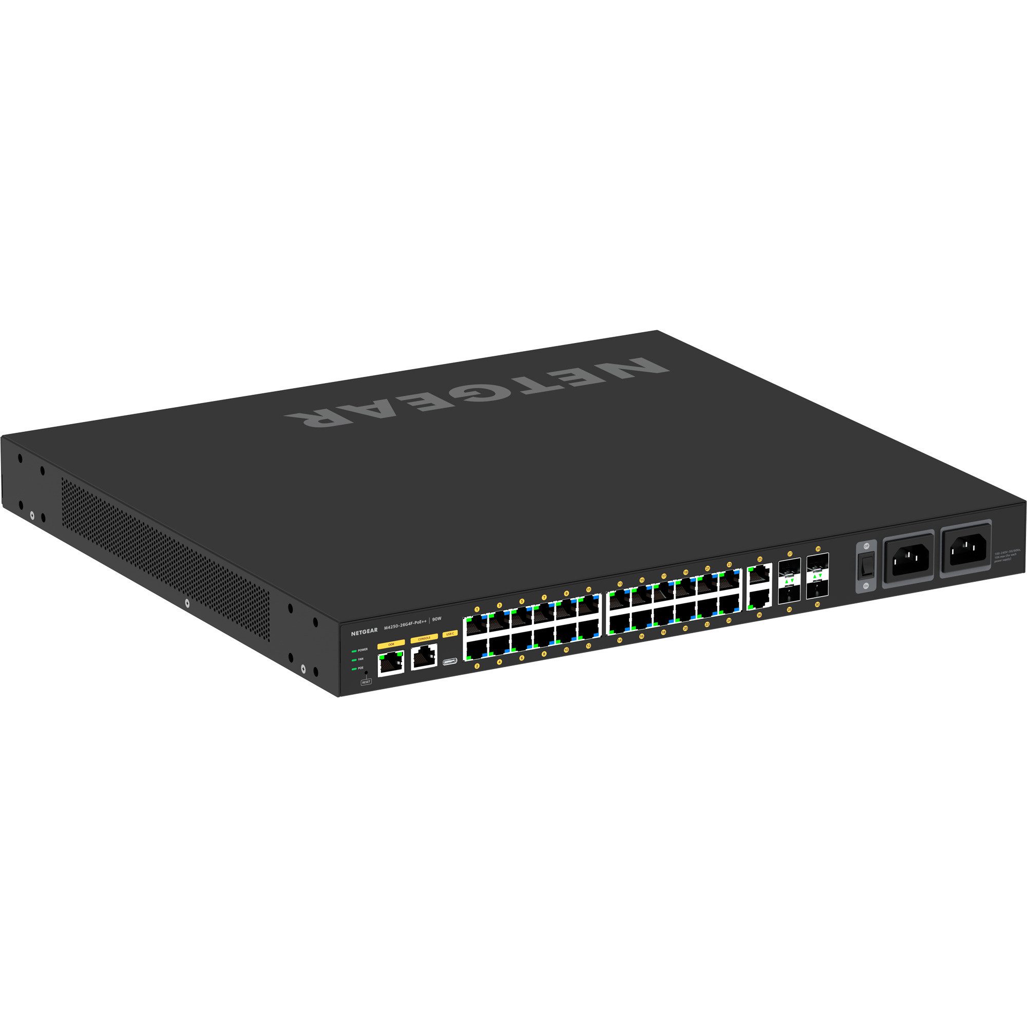 Netgear AV Line M4250-26G4XF-PoE++, Switch Netzwerk-Switch