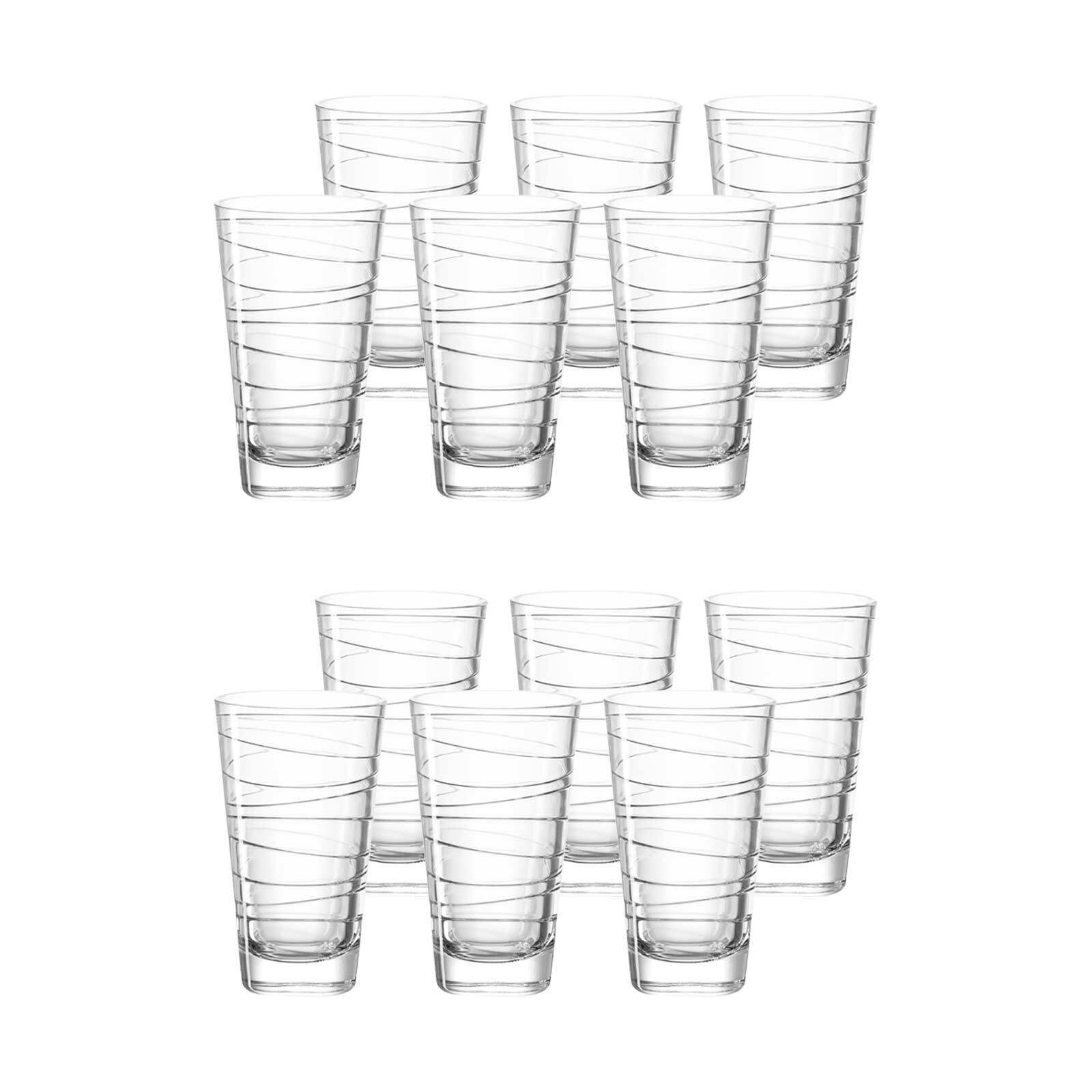 LEONARDO Glas Vario Trinkgläser 280 ml 12er Set, Glas