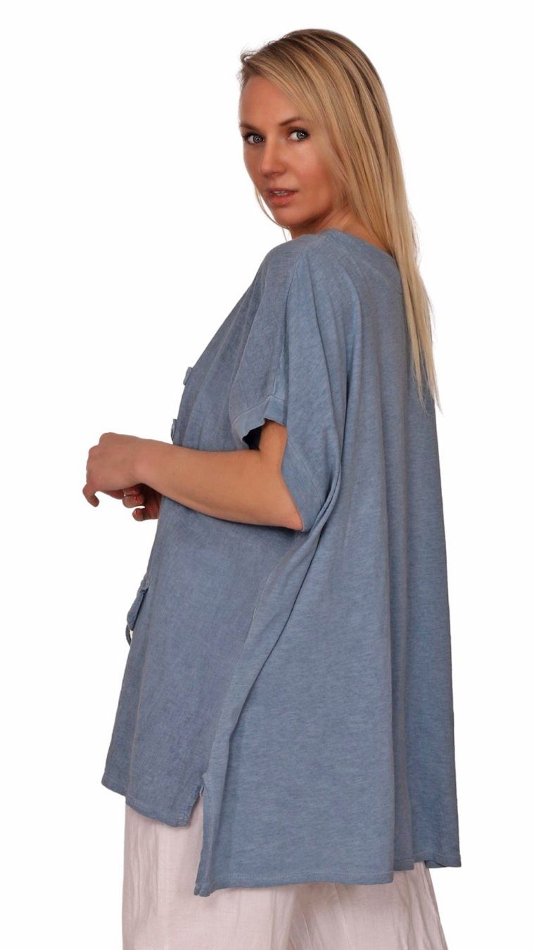 Charis Moda Tunika Tunika Oversizelook mit schönen Details