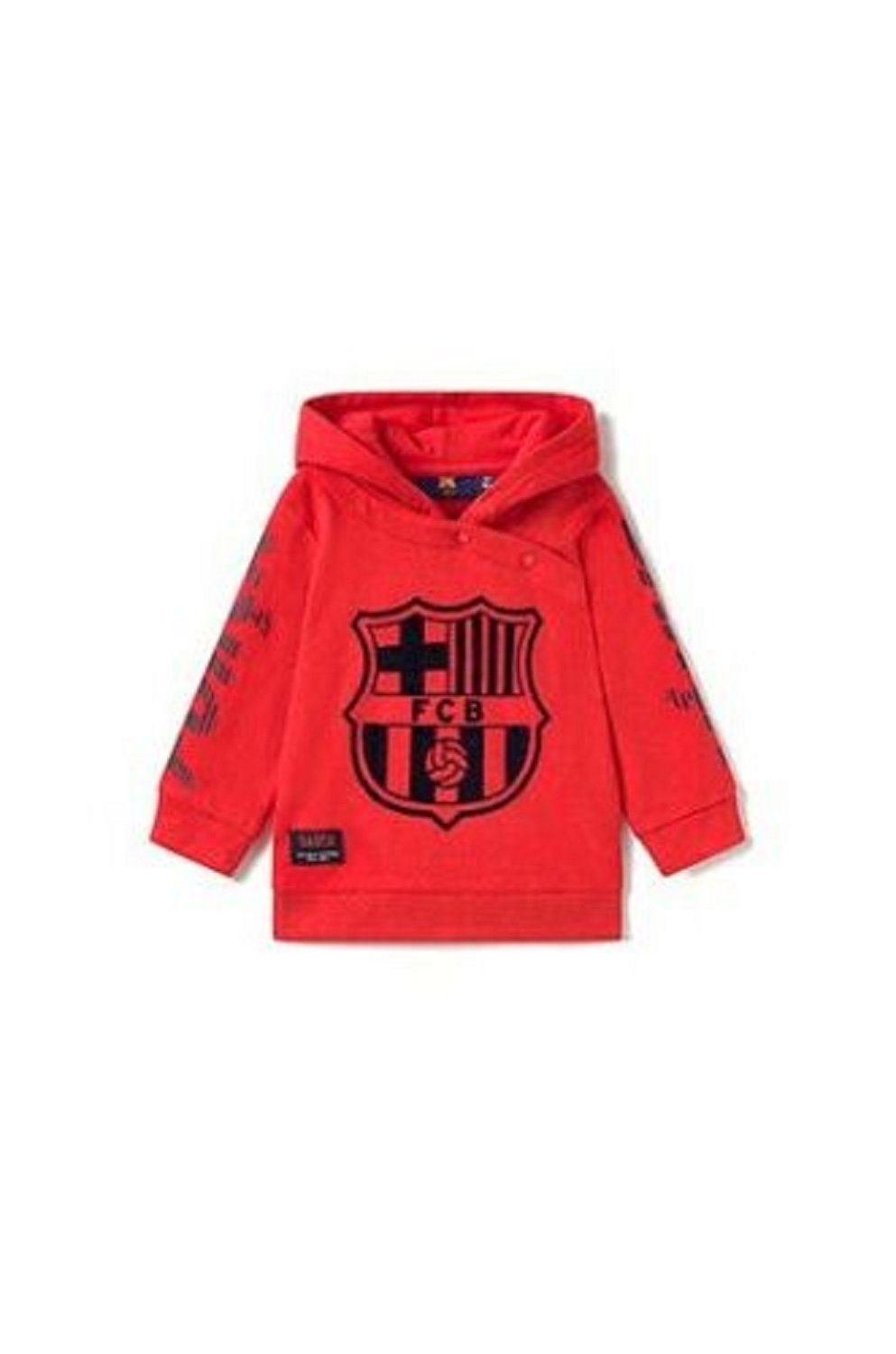 FC Barcelona Kapuzenpullover FC Barcelona Kinder Pullover, FC Barcelona Baby Hooded Sweat, Rot kapuzen Pullover.