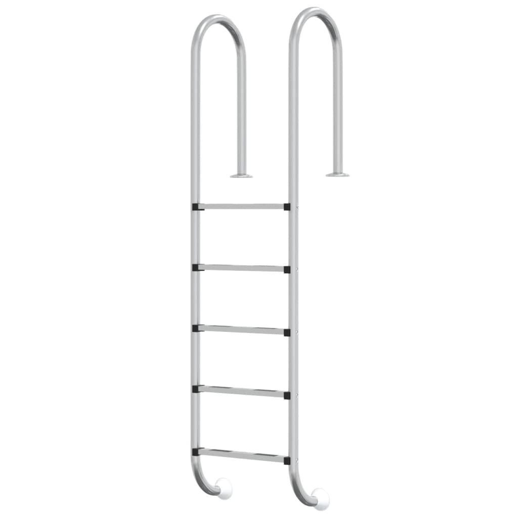 Poolleiter Einstiegsleiter Pool-Leiter 54x38x211 cm Edelstahl 304