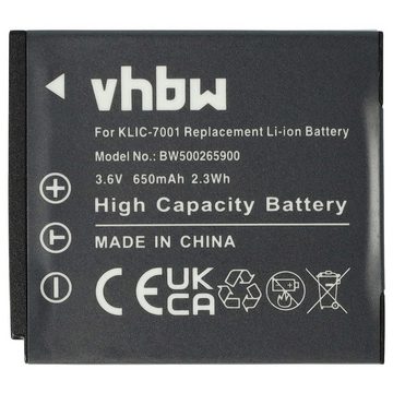 vhbw kompatibel mit Polaroid T1232, T1234, T1235, T1035, T1031 Kamera-Akku Li-Ion 650 mAh (3,6 V)