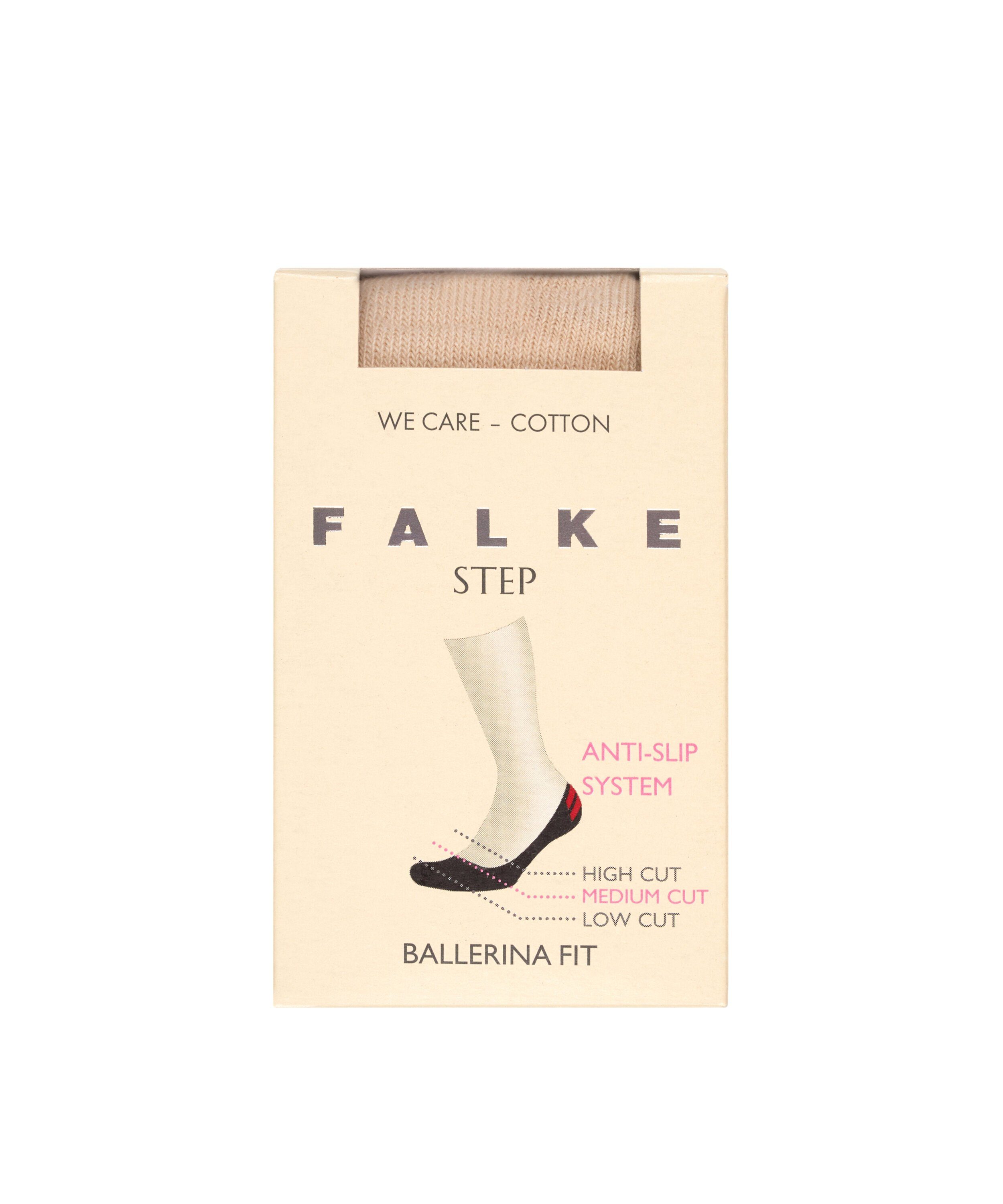 FALKE Box Medium Step Anti-Slip-System (4011) mit Füßlinge cream Cut