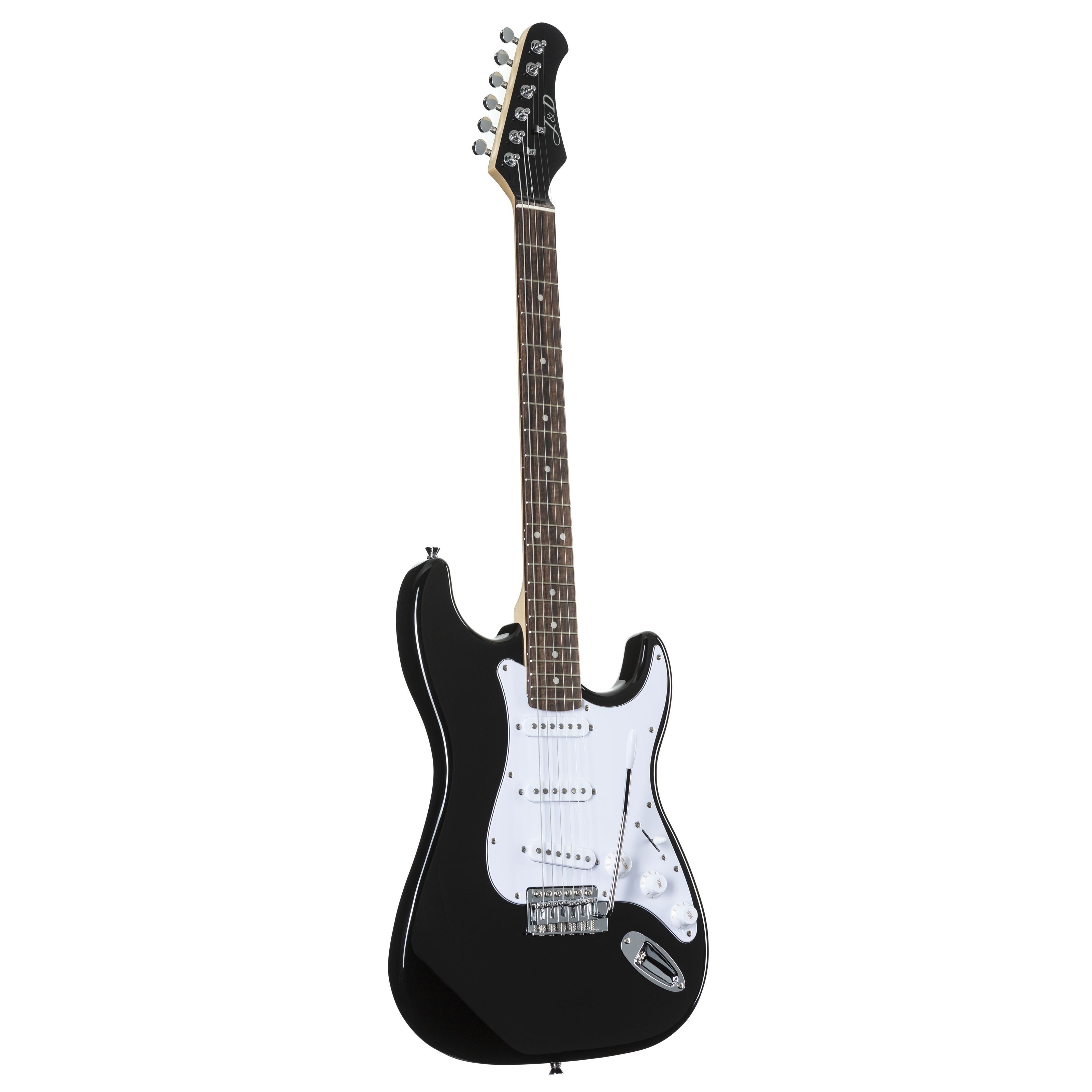 J & D E-Gitarre, E-Gitarren, ST-Modelle, ST II Black - E-Gitarre