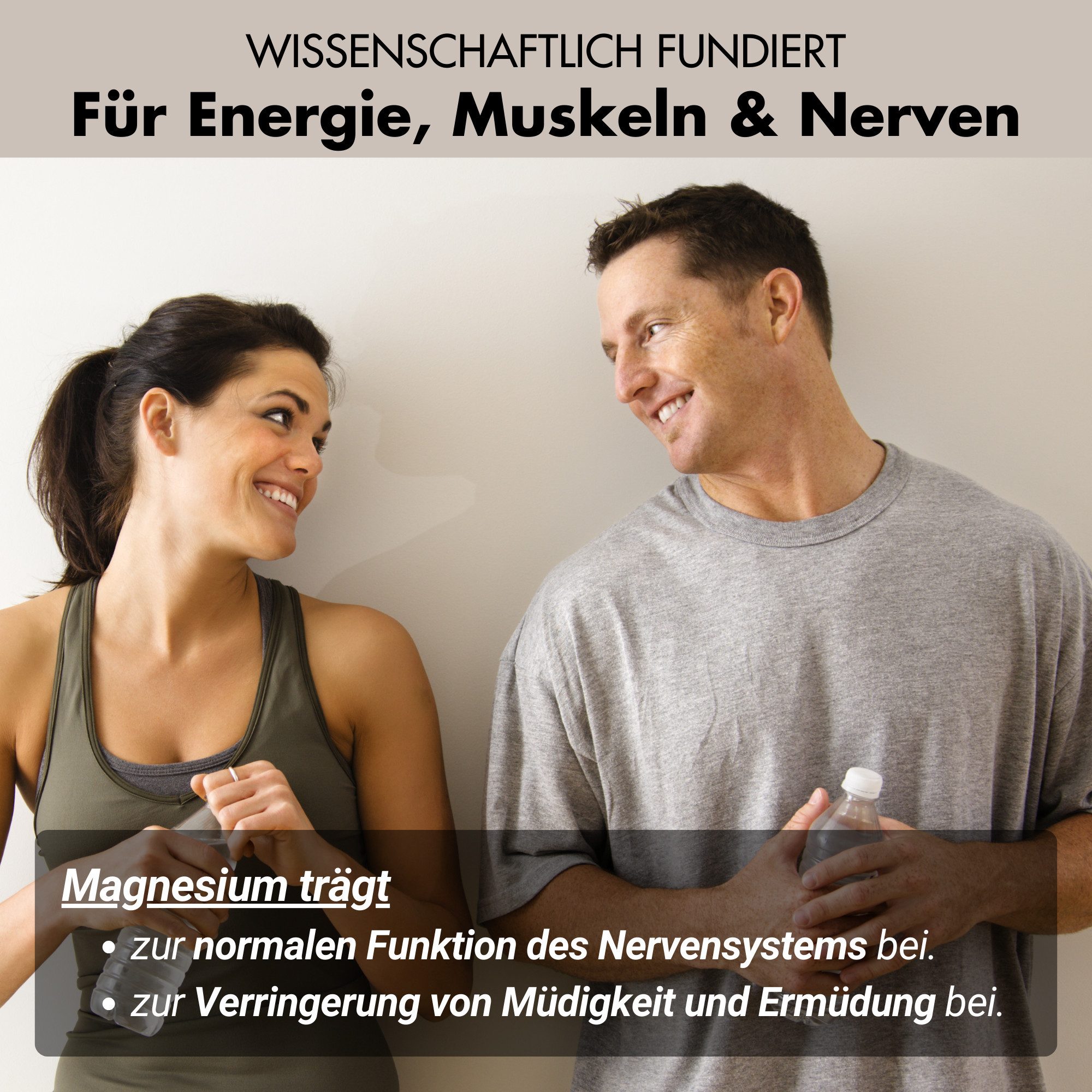 XTRA FUEL Magnesium Komplex* - 5‑fach Formel mit 400mg elementarem Magnesium Kapsel, 225,6 g