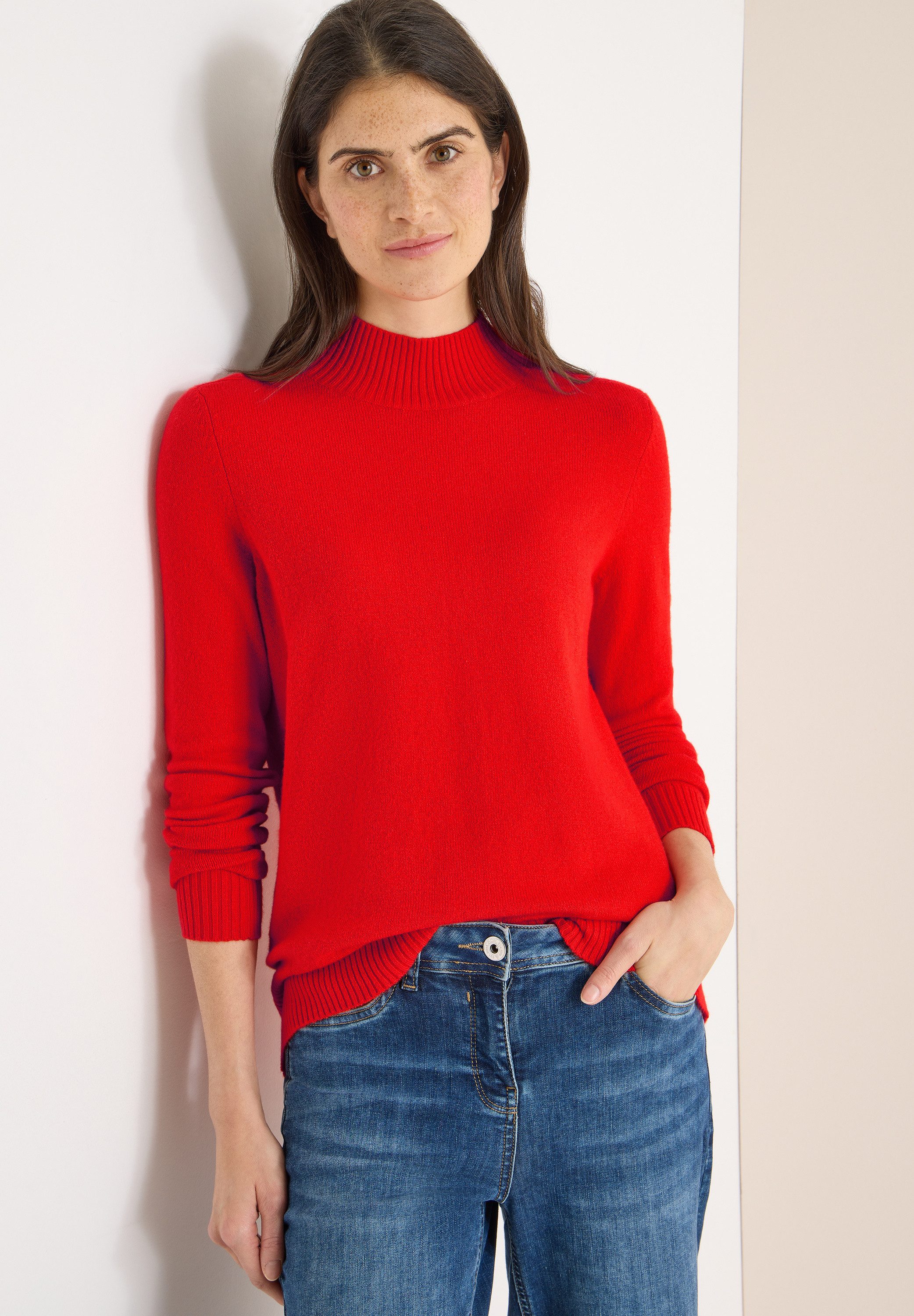 CECIL Stehkragenpullover mit Turtelneck-Stehkragen