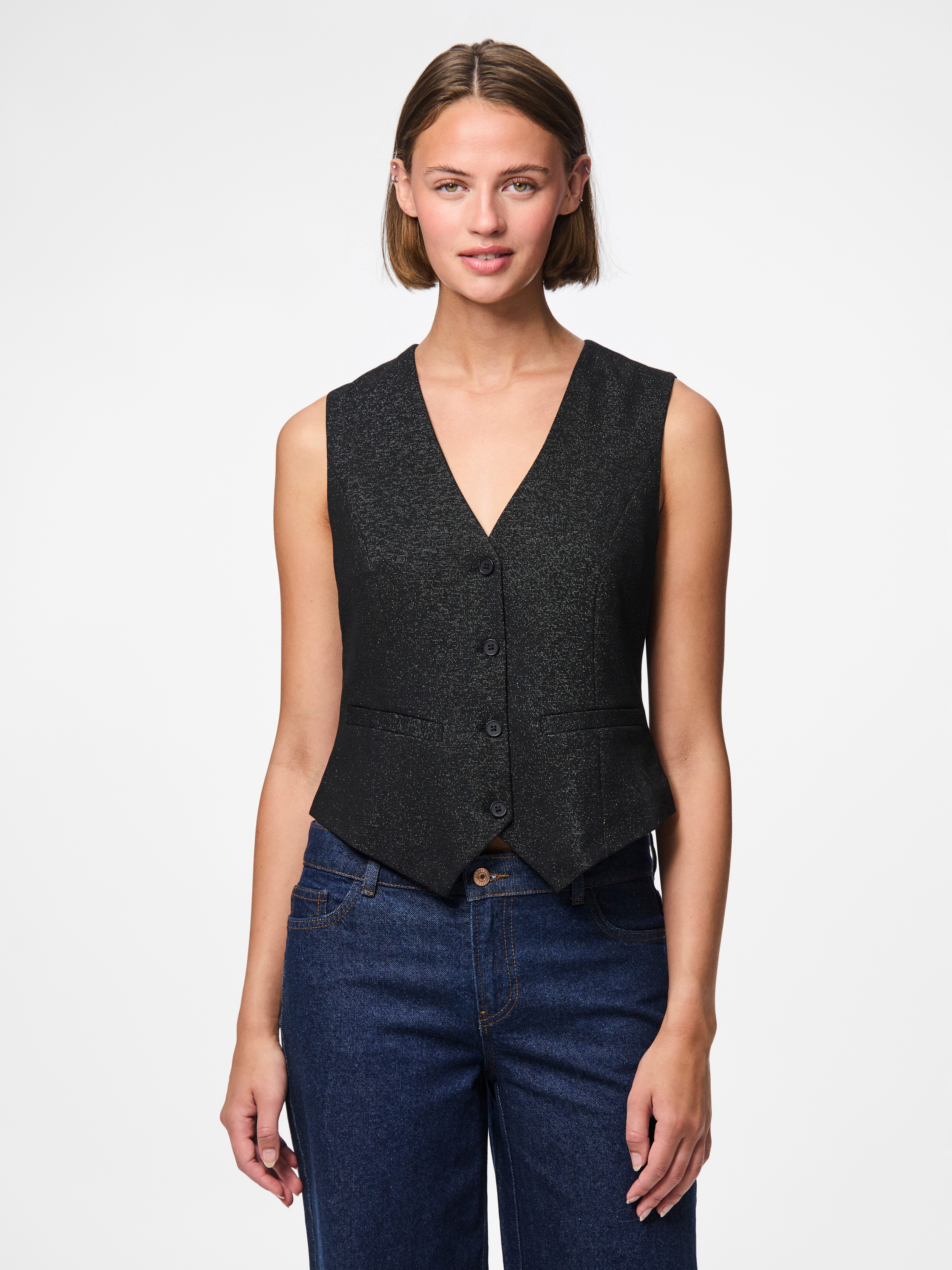 pieces Anzugweste PCBOSELLA GLITTER VEST NOOS günstig online kaufen