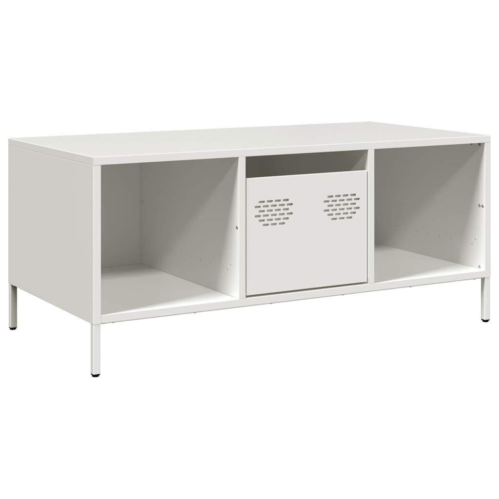 vidaXL Couchtisch Couchtisch Weiß 101,5x50x43,5 cm günstig online kaufen
