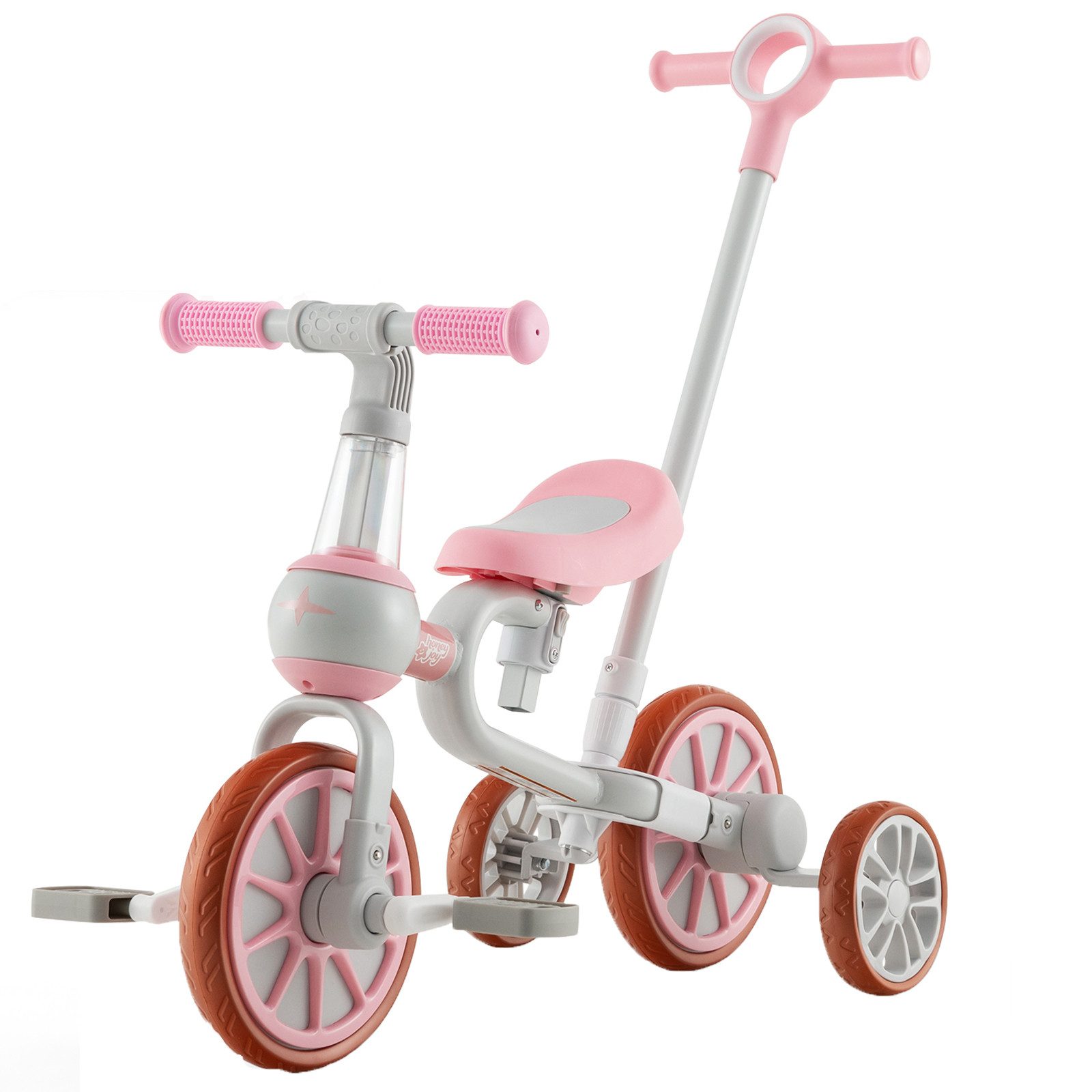 COSTWAY Dreirad 4 in 1 Laufrad, verstellbar, von 2-4 Jahren, bis 30kg günstig online kaufen