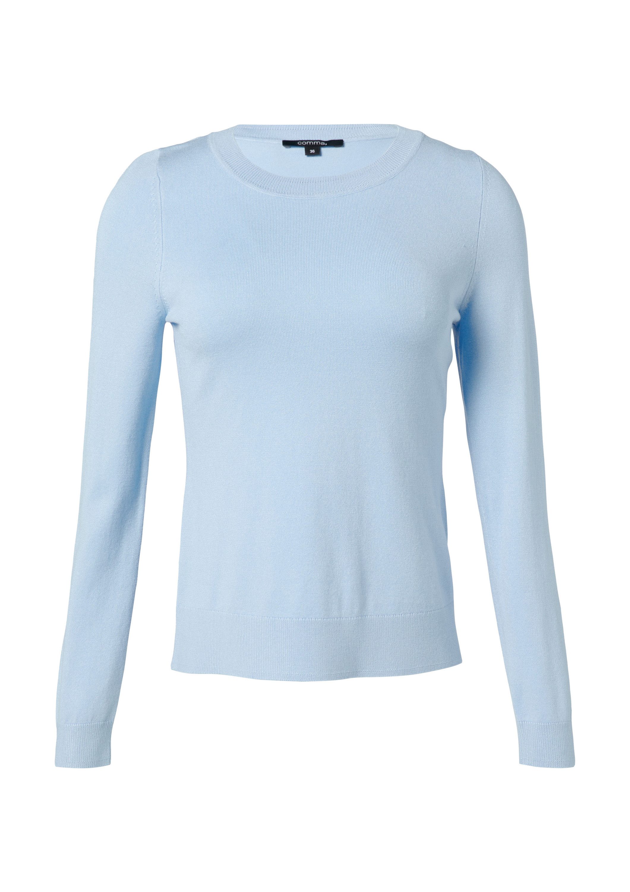 comma Longpullover Strickpullover (1-tlg) günstig online kaufen