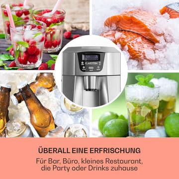 Klarstein Eiswürfelmaschine Ice Volcano 2G, Eiswürfelmaschine Eiswürfelbereiter Ice Cube Maker Eiswürfel Automat