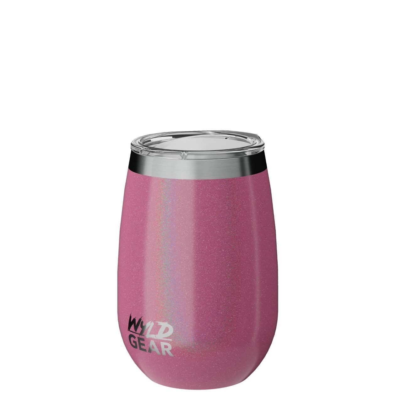 WYLD GEAR Weinglas, 18/8 Edelstahl, Wyld Gear WYLD WINE, Whiskey- und Weinbecher, pink rainbow