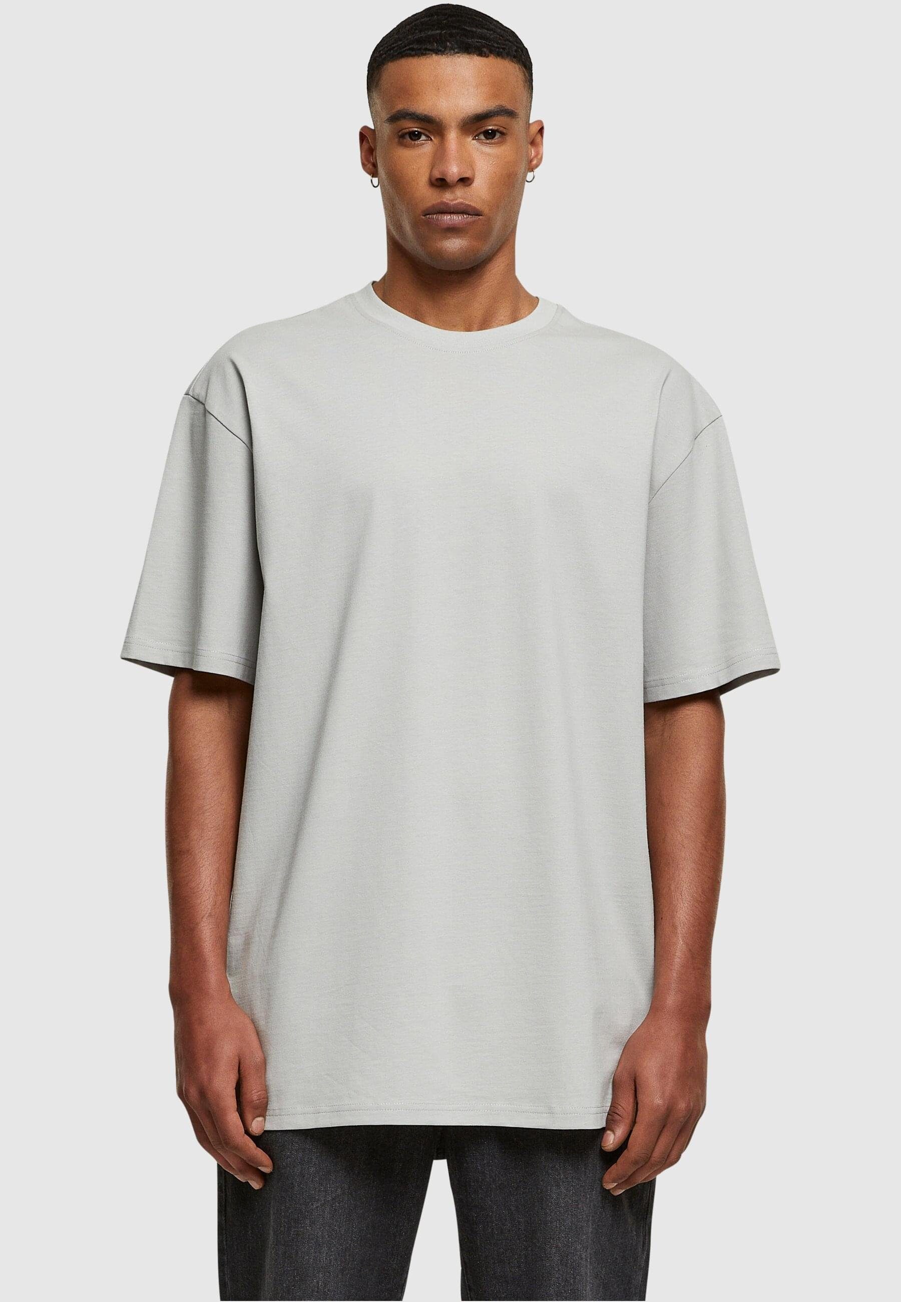 URBAN CLASSICS T-Shirt Herren Triangle Tee (1-tlg) lightasphalt
