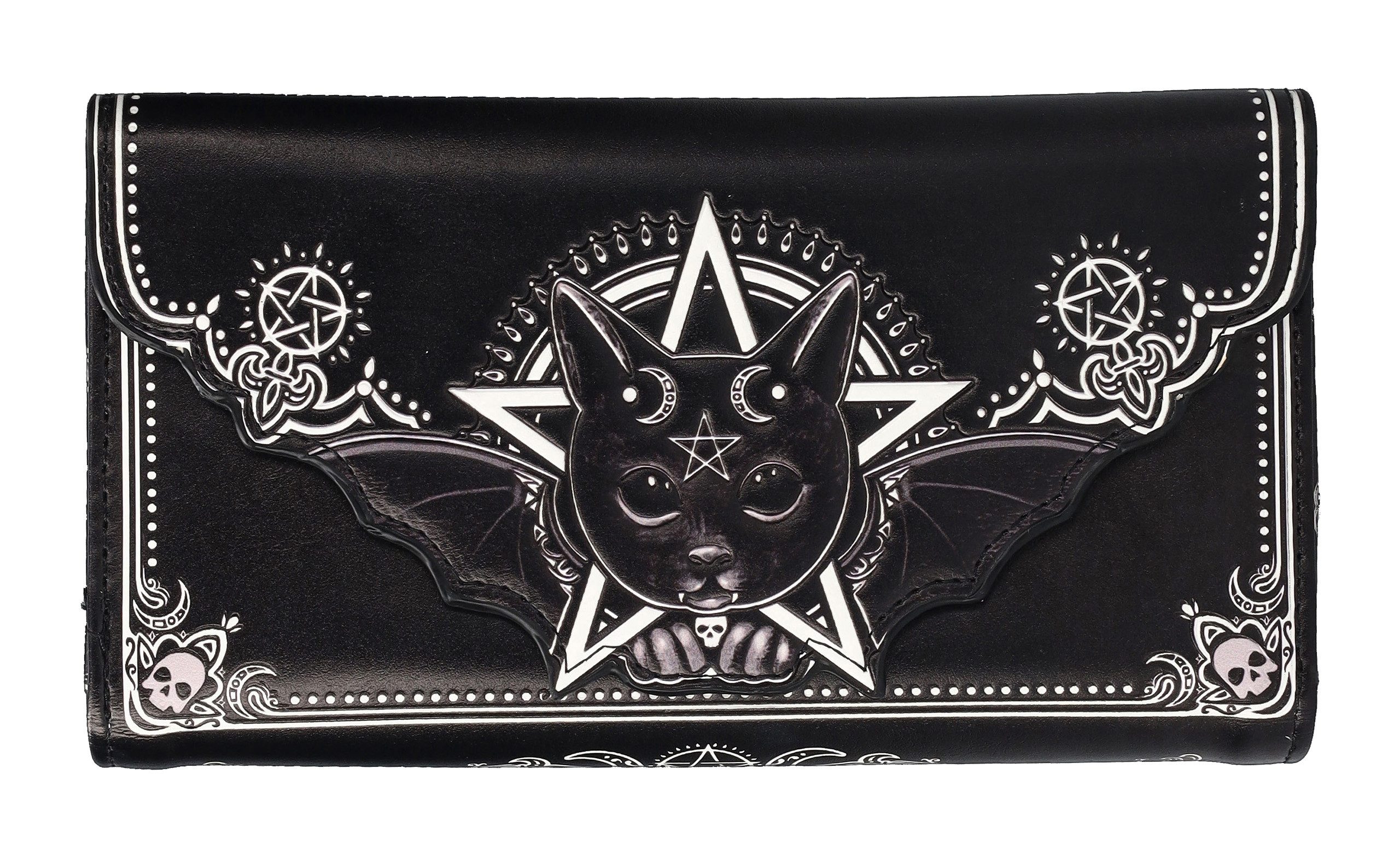 Figuren Shop GmbH Geldbörse Geldbörse Malpuss - Fantasy Geldbeutel Nemesis Now Katze