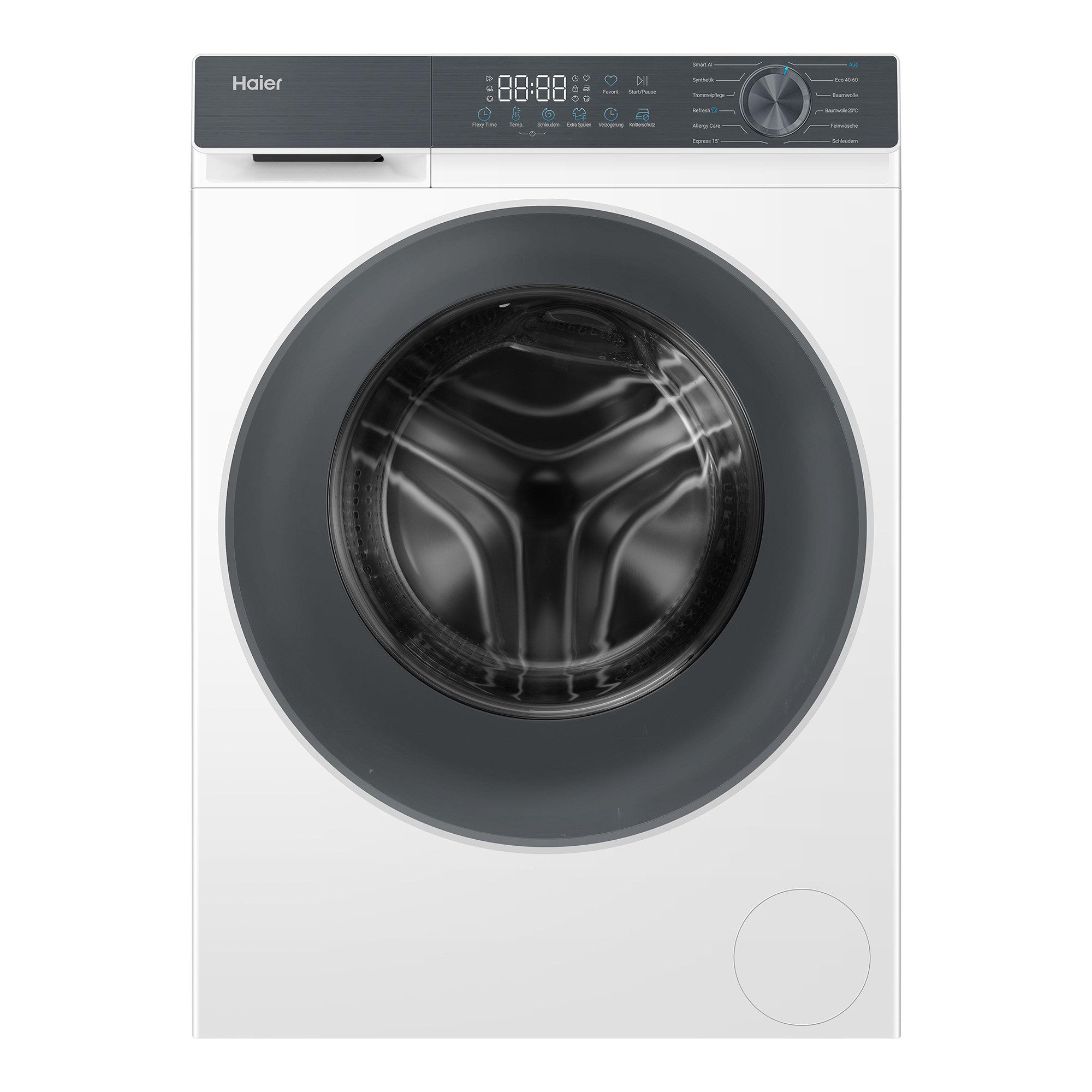 Haier Waschmaschine G3 Serie HW80-BP1433637T, 8 kg, 1400 U/min, Smart AI, Flexy Time, Knitterschutz, XL Schontrommel