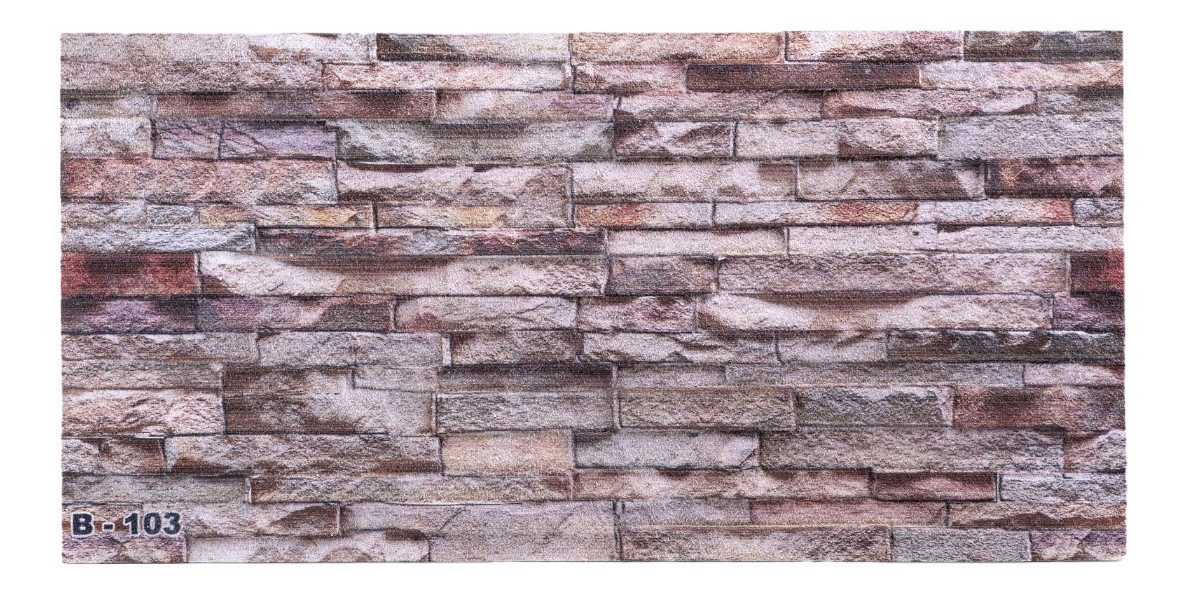 CaddeBuy 3D Wandpaneel Wandverkleidung Steinoptik Backstein EPS Styropor B-103, (13-tlg)