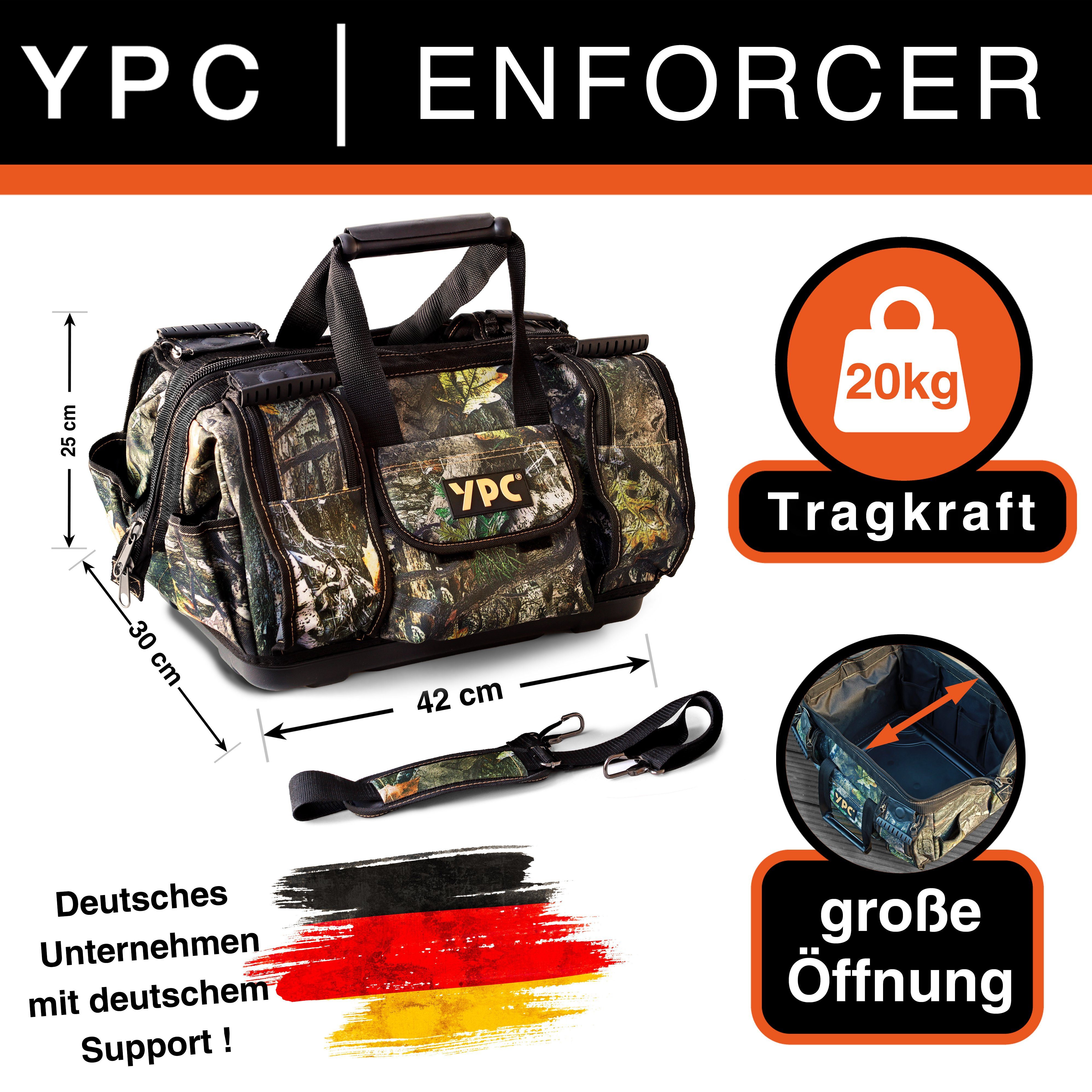 YPC Werkzeugtasche Werkzeugtasche XXL, 42x30x25cm Wasserfest
