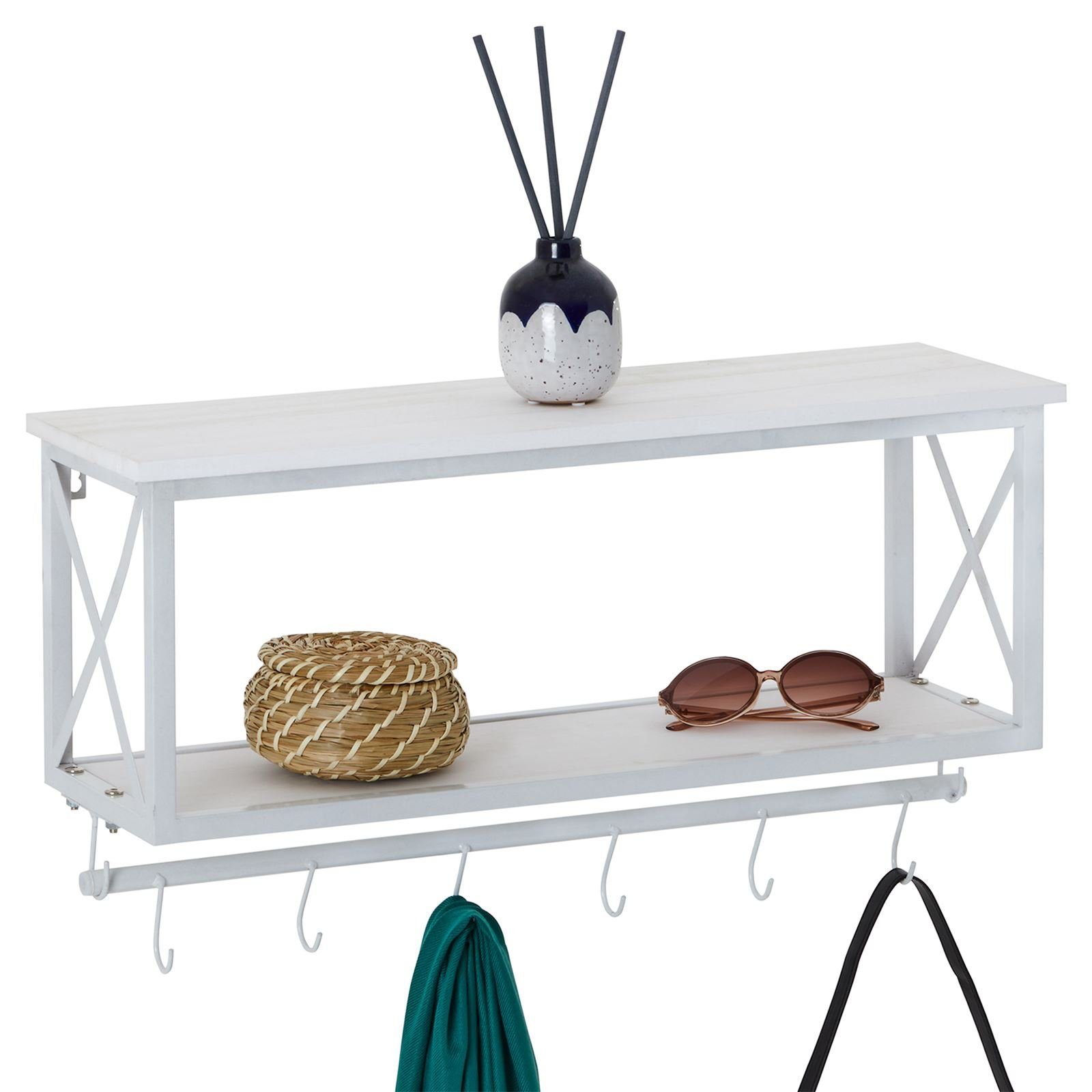 CARO-Möbel Garderobenhalter ARMANDO, Garderobe Wandgarderobe Garderobenleis günstig online kaufen