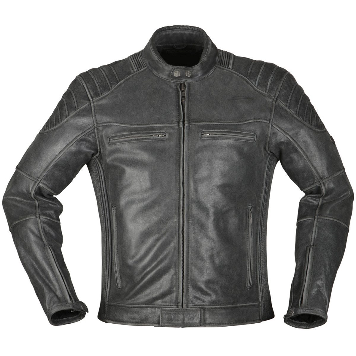 Modeka Motorradjacke Modeka Vincent Aged Lederjacke schwarz atmungsaktiv