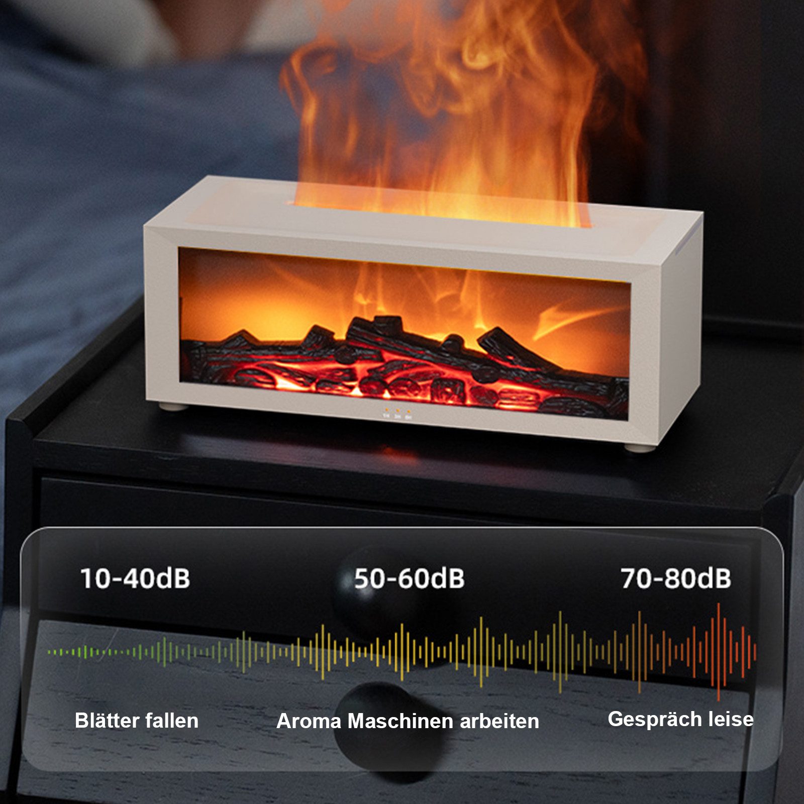 REDOM Diffuser Aromatherapie Diffusor mit Flammeneffekt Luftbefeuchter, 0,1 günstig online kaufen