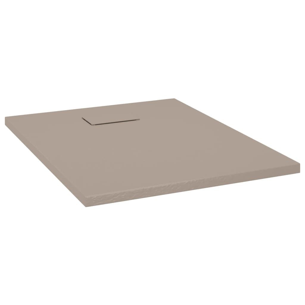 vidaXL Duschwanne Duschwanne SMC Braun 90x70 günstig online kaufen