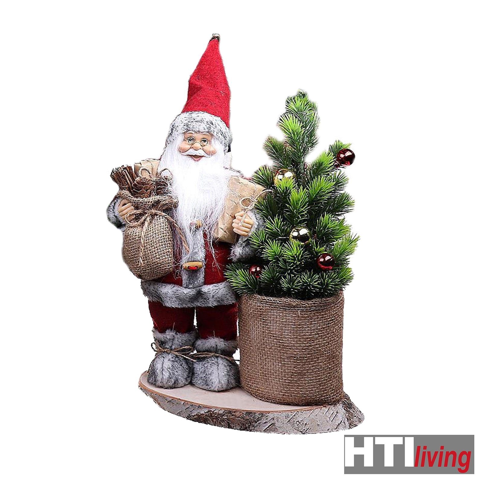 HTI-Living Dekofigur Weihnachtsmannfigur 30 St) mit 1 cm (Stück, Baum
