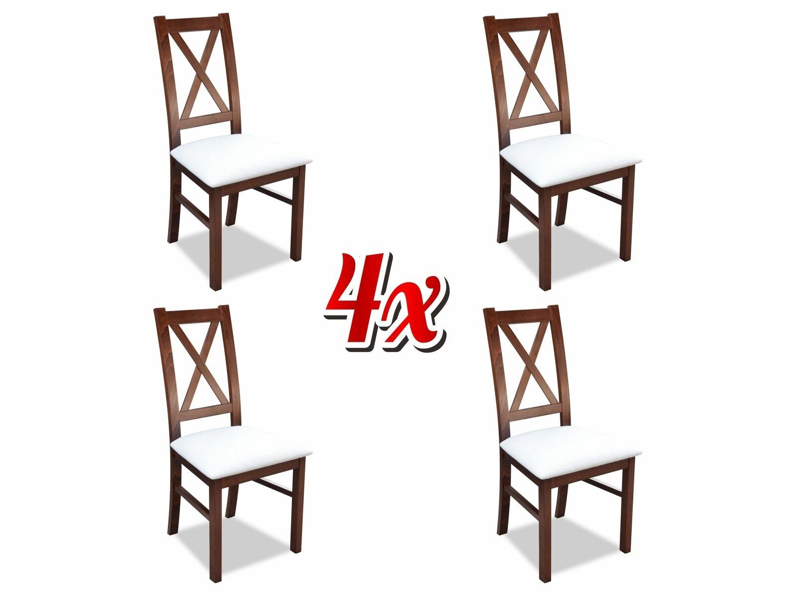 Set Neu Stuhl, Gruppe Esszimmer Sitz 4x Stühle Textil Stühle Stuhl JVmoebel Polster Neu Garnitur