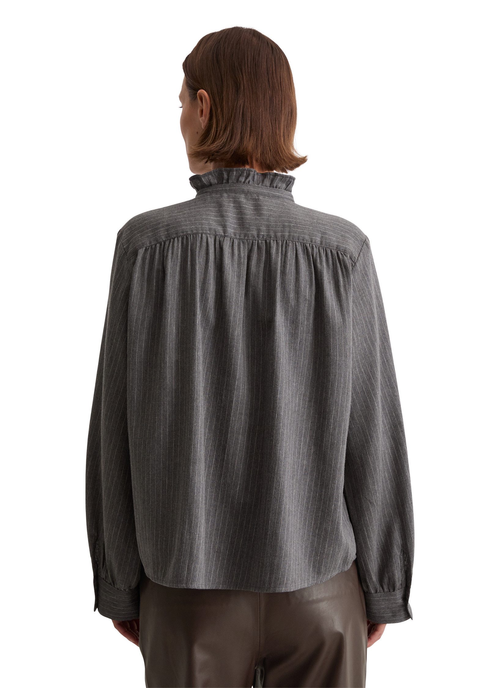 Marc O'Polo Langarmbluse aus Baumwoll-Satin