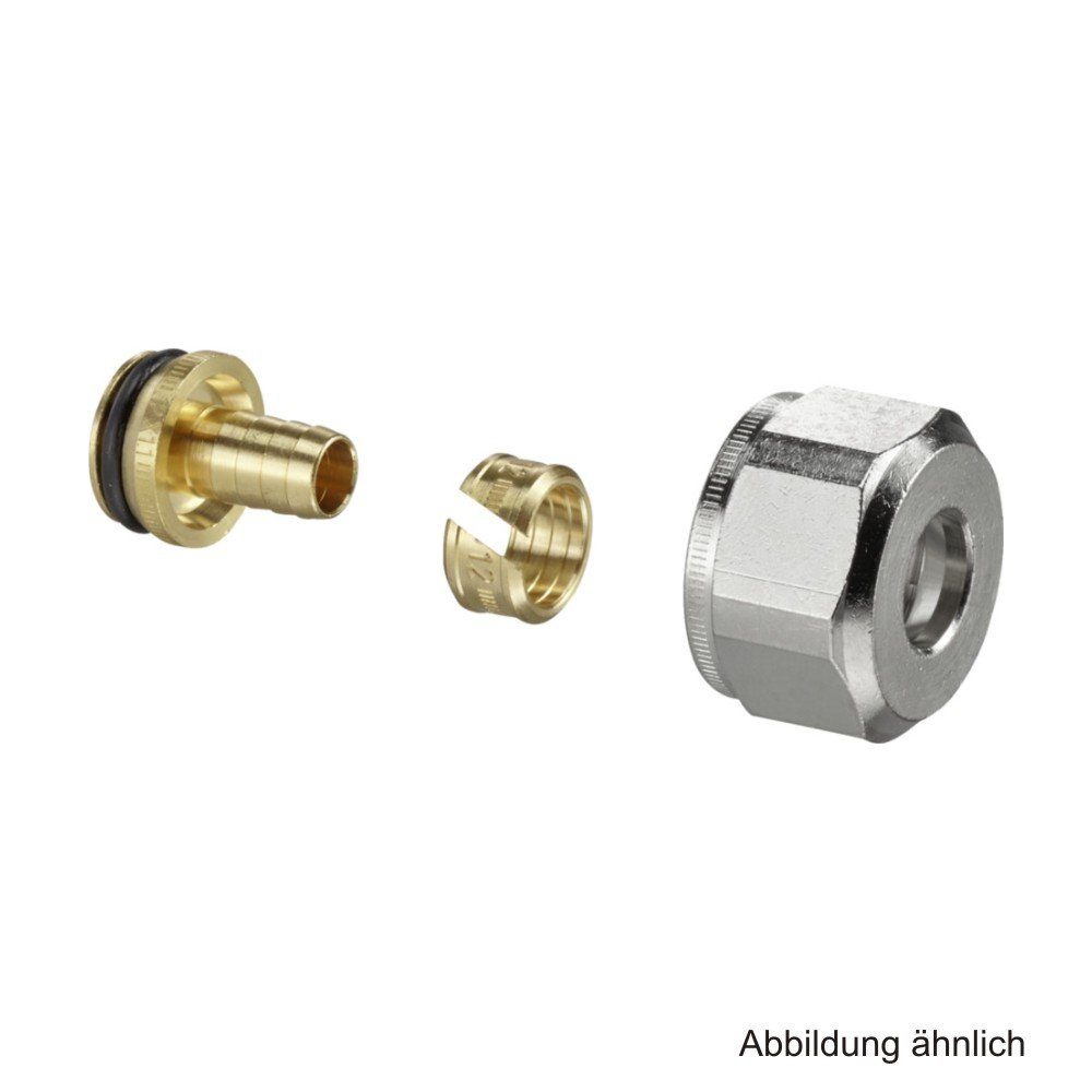 Wasserrohr Oventrop Klemmringverschraubung Ofix K f. AG 3/4",17 x 2.0mm, 2fach, 1