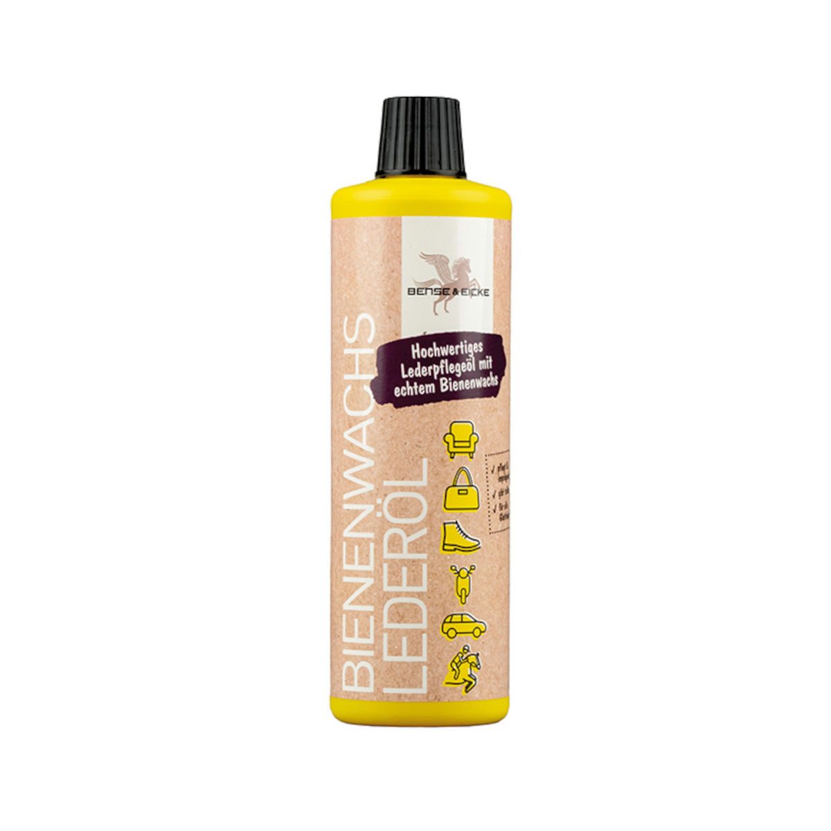 Bense & Eicke Bienenwachs-Lederpflegeöl 500 ml Lederöl (Packung)