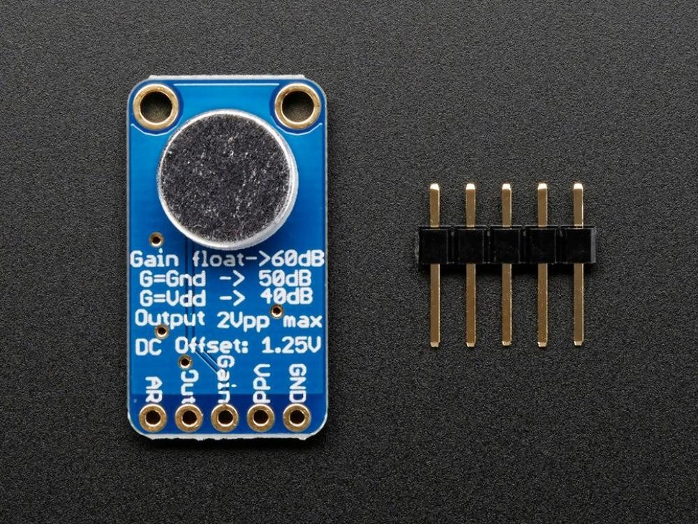 Sensor Adafruit Electret Mikrofon Verstärker - MAX9814