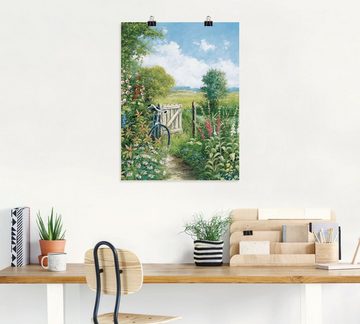 Artland Wandbild Endloses Ziel, Garten (1 St), als Leinwandbild, Poster in verschied. Größen