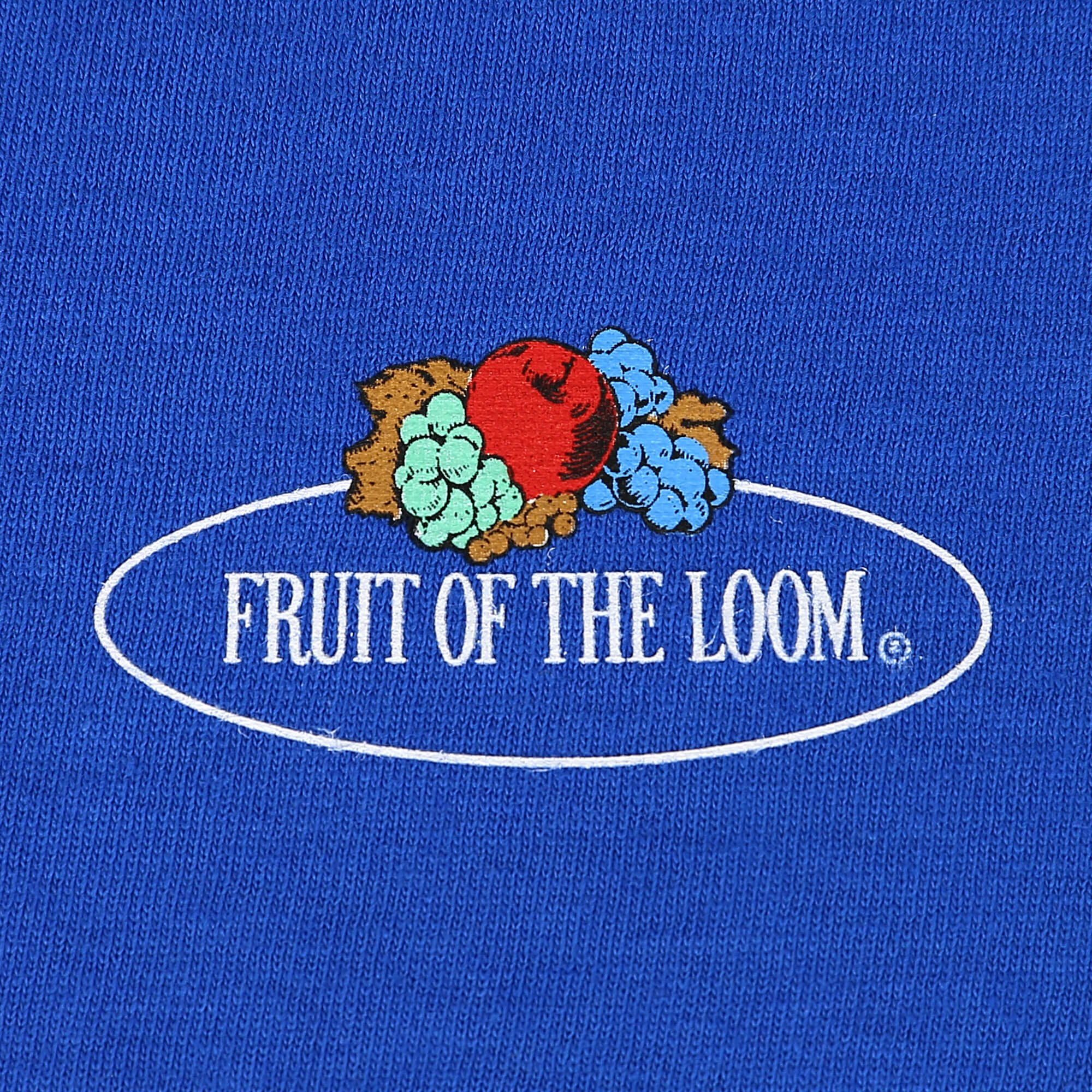 Fruit mit Loom 51) Vintage-Logo of Rundhalsshirt Blau Valueweight (Royal T the