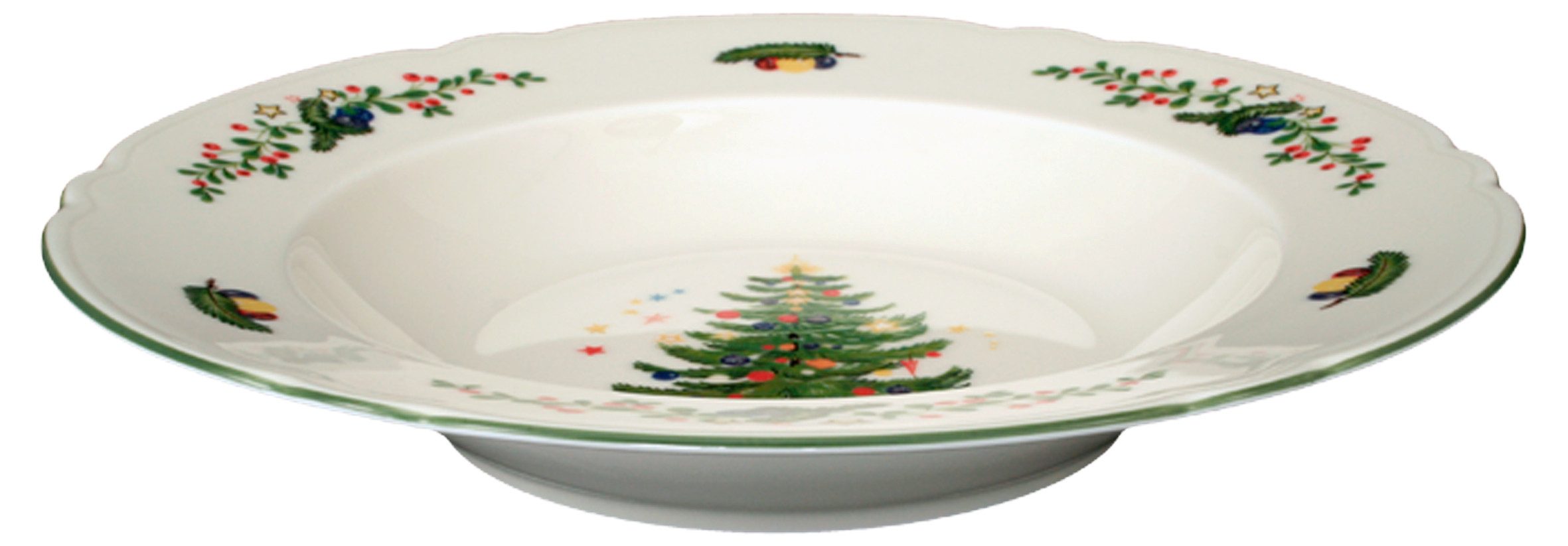 Seltmann Weiden Suppenteller Marieluise Weihnachten, (1 St), Teller rund 23 cm