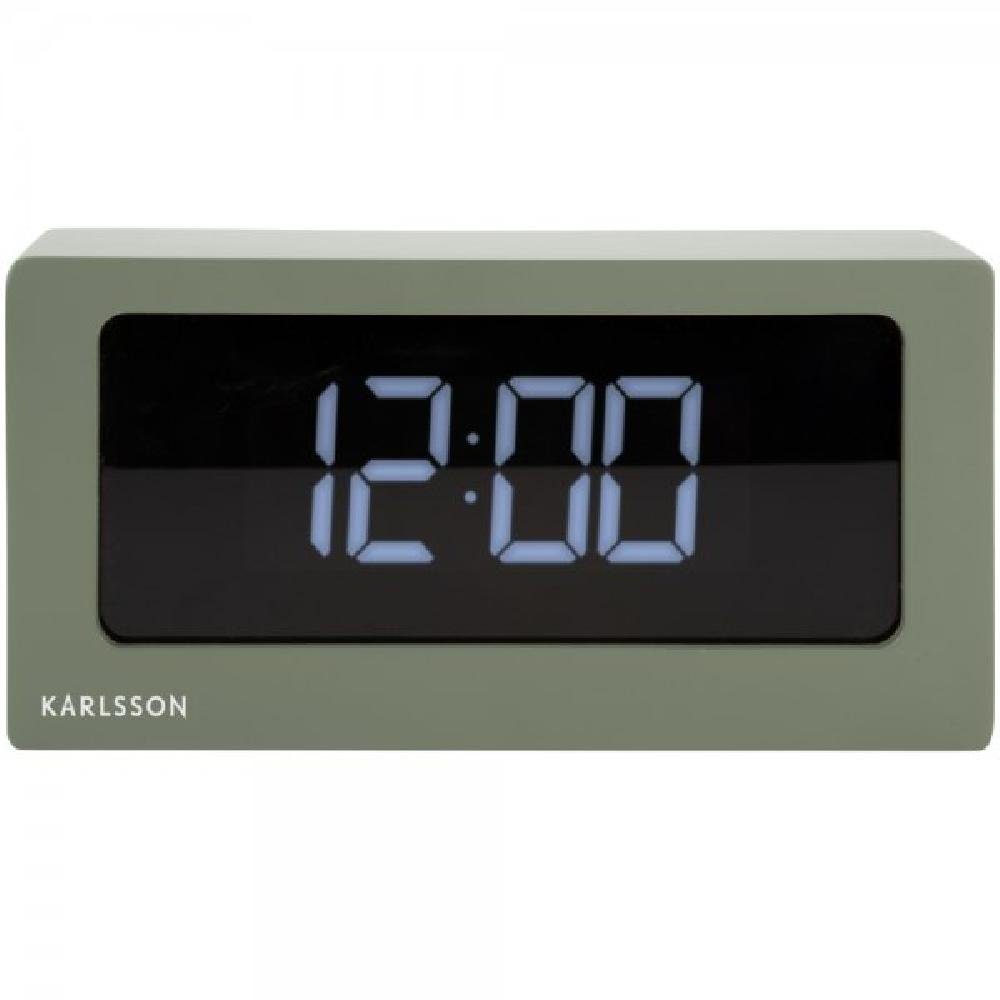 Karlsson Uhr Wecker Boxed LED Jungle Green