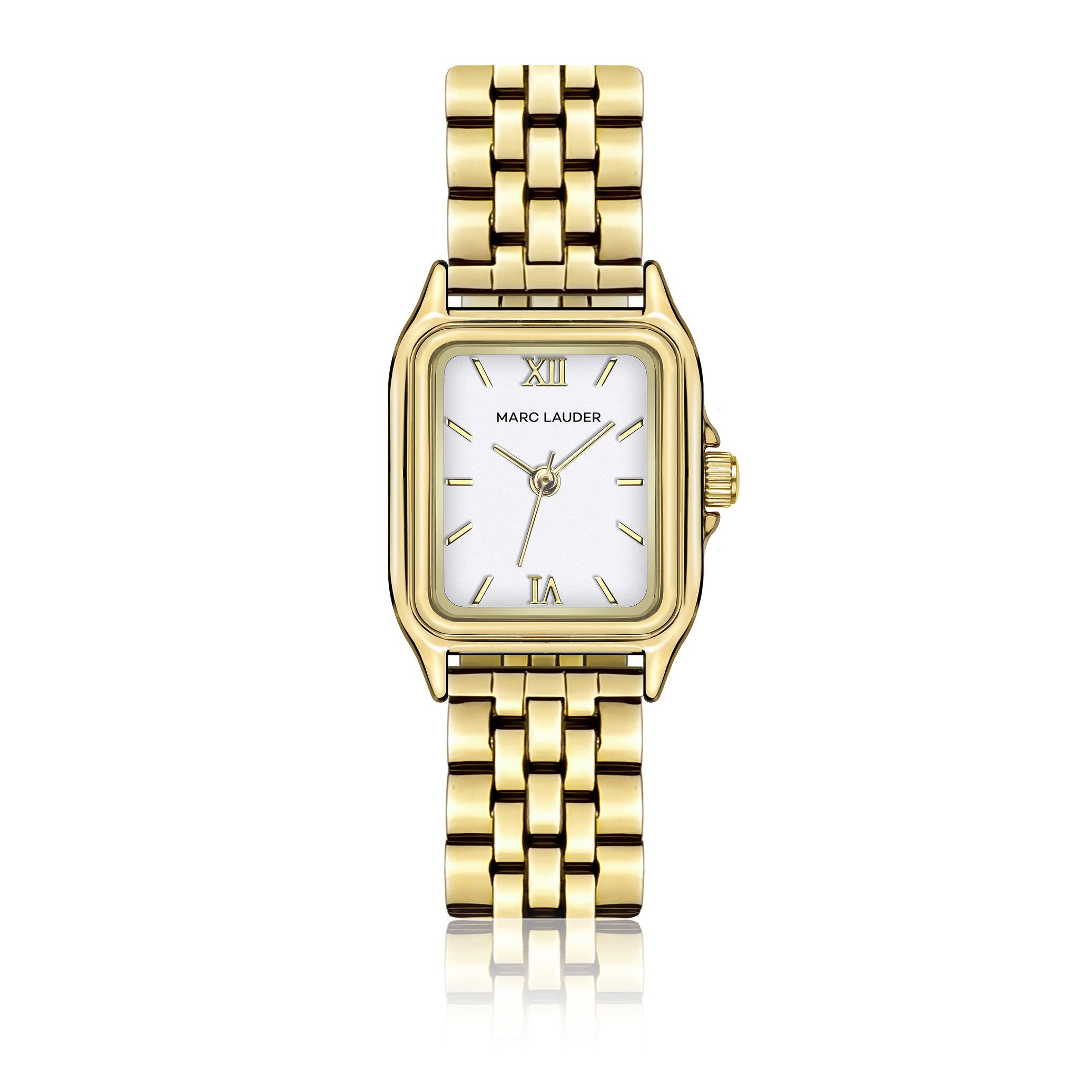 MARC LAUDER Quarzuhr MG1-B094G Antwerp Gold Link
