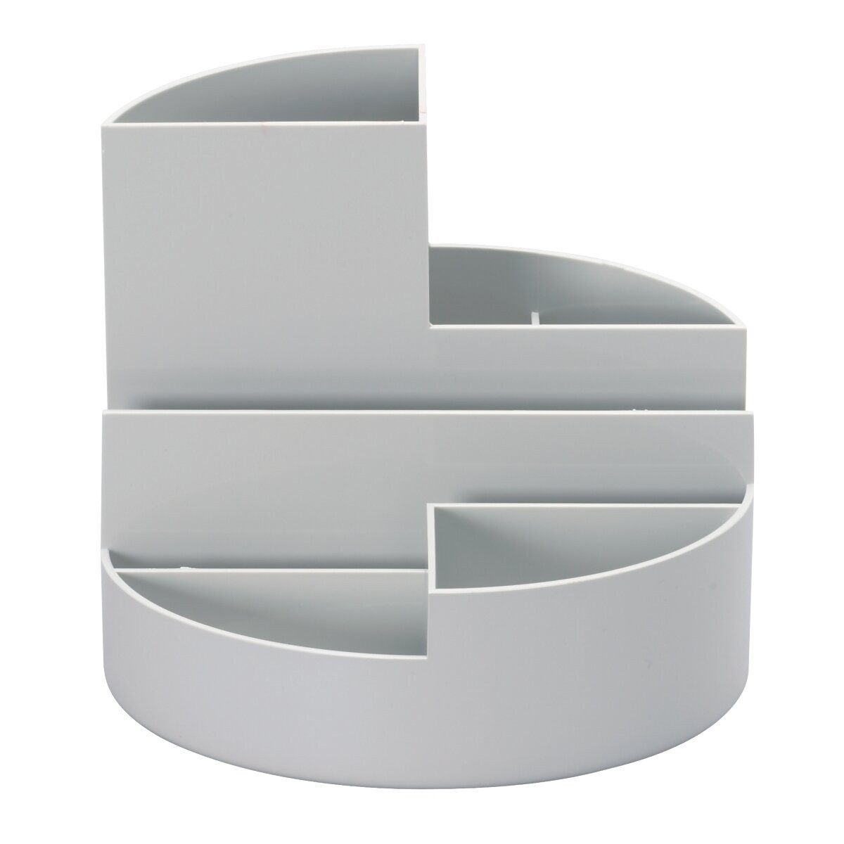 MAUL Tischaufsatz Rundbox Durchmesser 14cm Höhe 12,5cm grau
