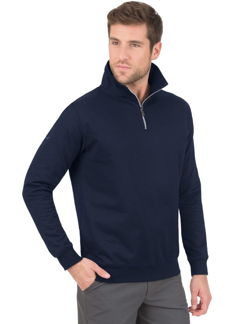 Sweatshirt TRIGEMA Sweatshirt mit Reißverschluss