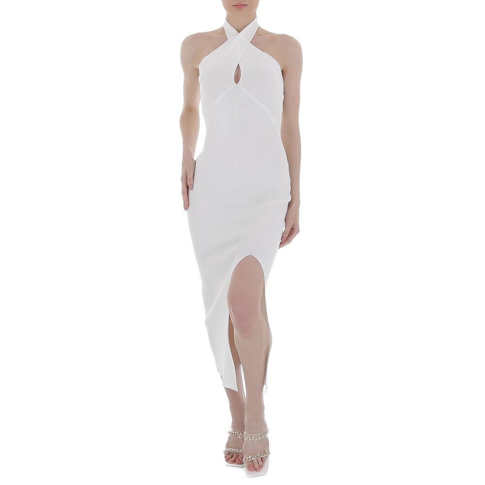 Ital-Design Cocktailkleid Damen Party & Clubwear Stretch Strickoptik Cockta günstig online kaufen
