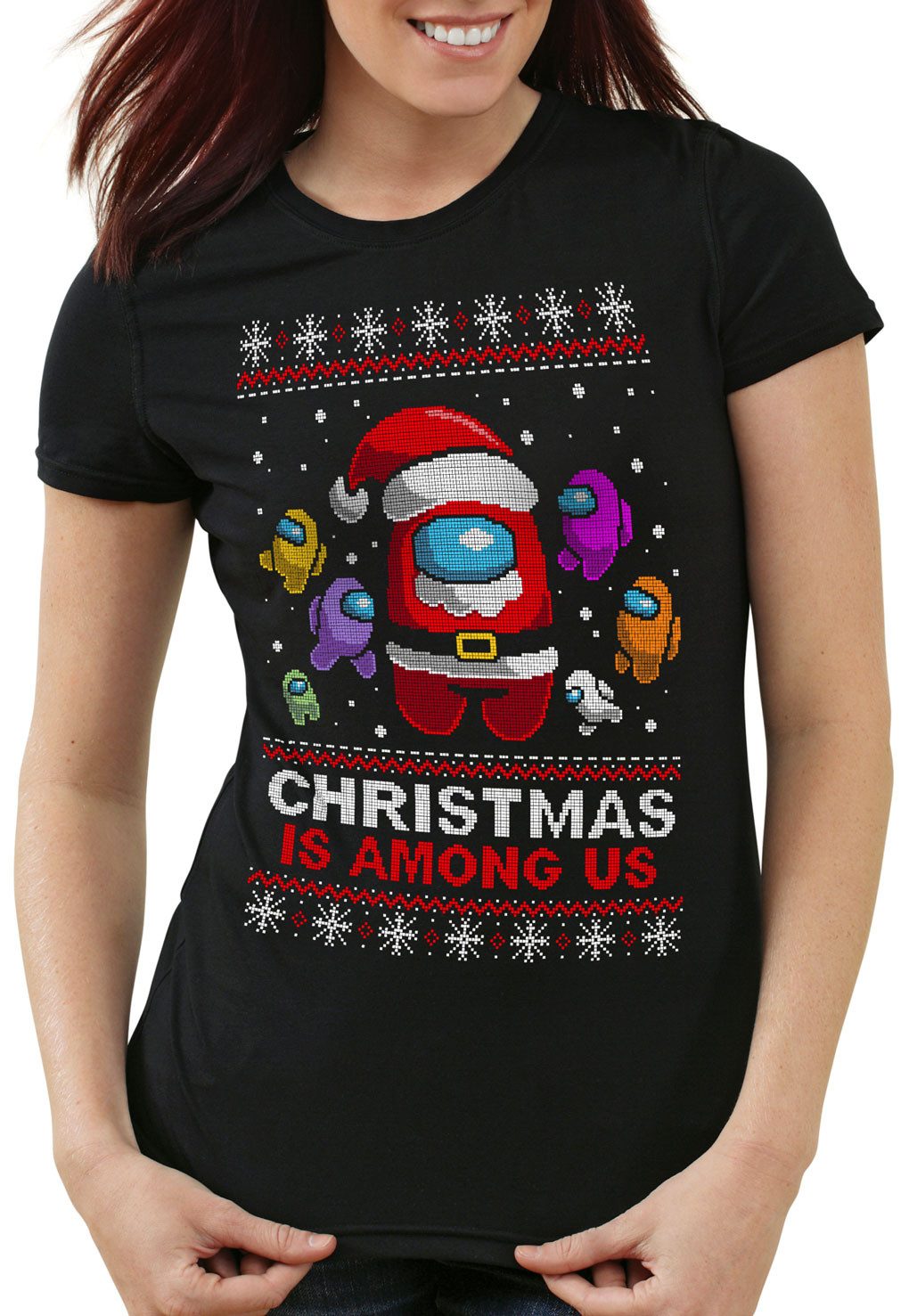 style3 T-Shirt Guys Among Us fall weihnachten weihnachtspullover ugly sweater