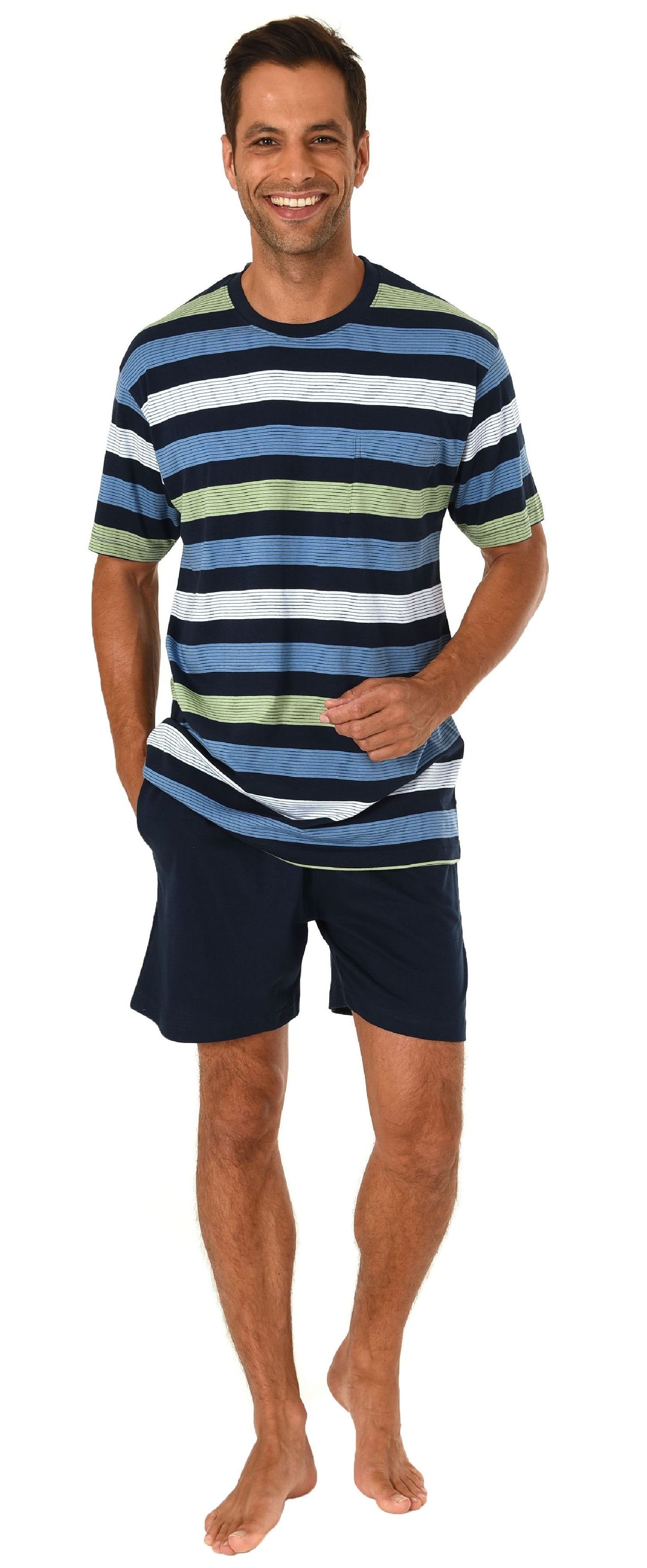 Normann Pyjama Herren Shorty Pyjama kurzarm günstig online kaufen