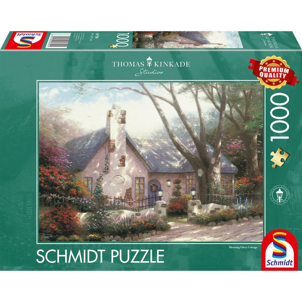 Schmidt Spiele Puzzle Puzzle - Thomas Kinkade - Morning Glory Cottage - 100 günstig online kaufen