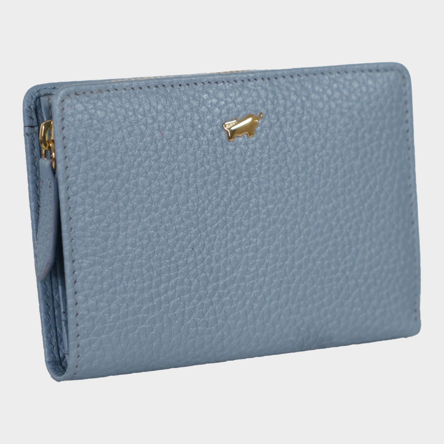 Braun Büffel Geldbörse ALESSIA Mini Geldbörse 8 Kartenfächer blau