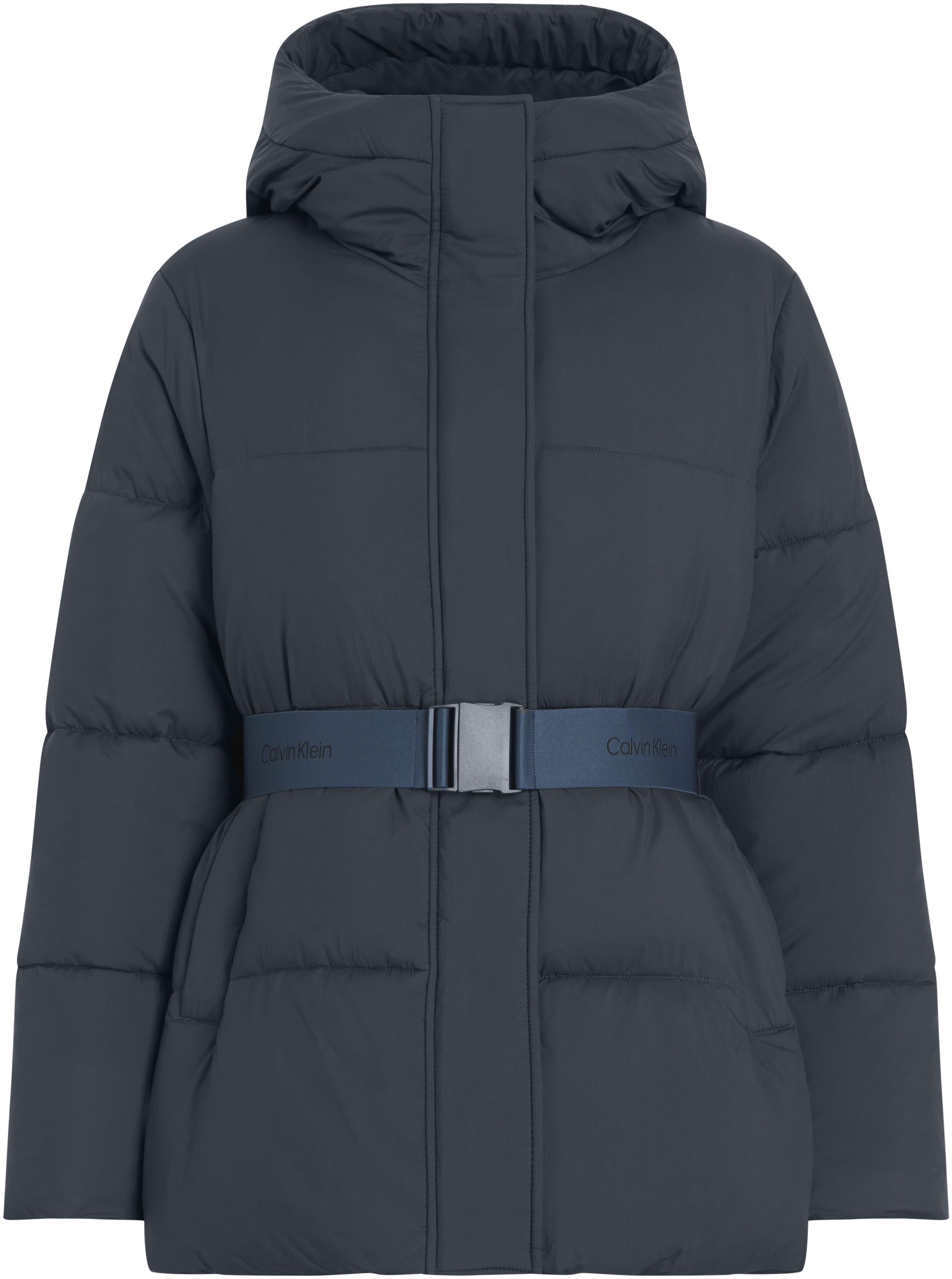 Calvin Klein Jeans Steppjacke LOGO BELT SHORT PUFFER mit Gürtel günstig online kaufen